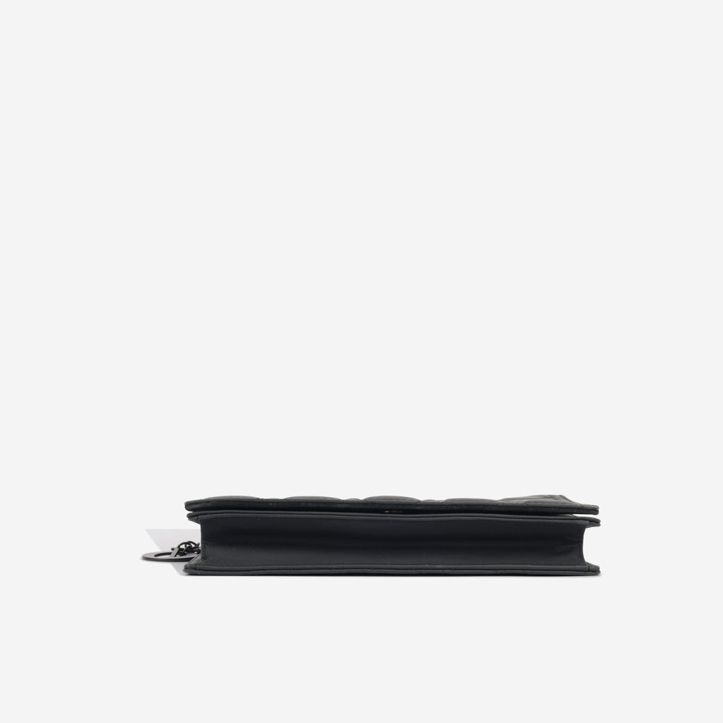 Christian Dior Lady Dior Pouch - Matte Black