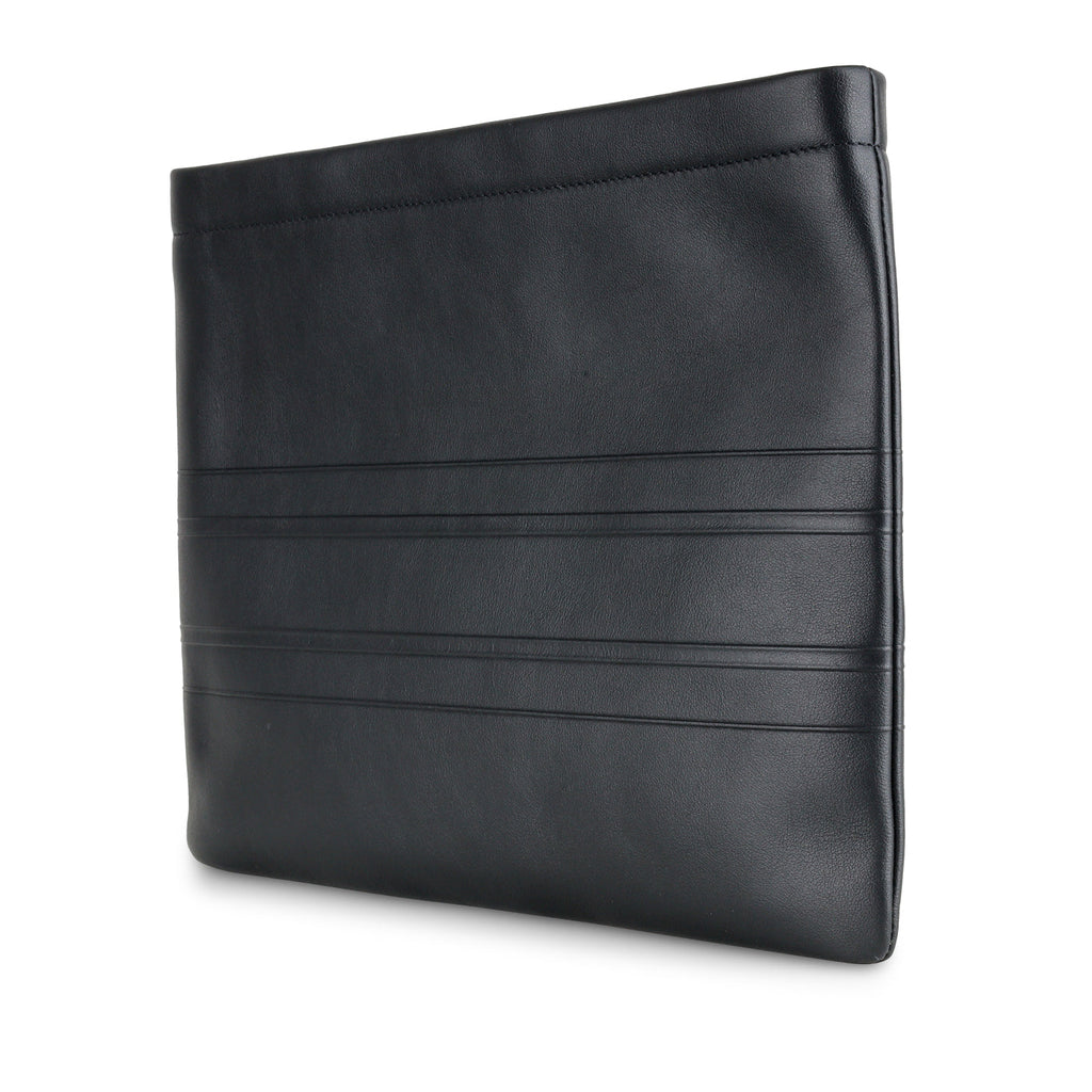 Christian Dior Black Zipped Pouch