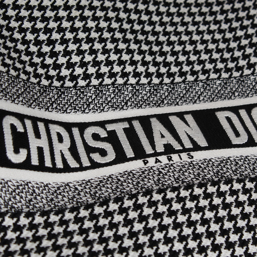 Christian Dior Large Dior Book Tote -  Houndstooth