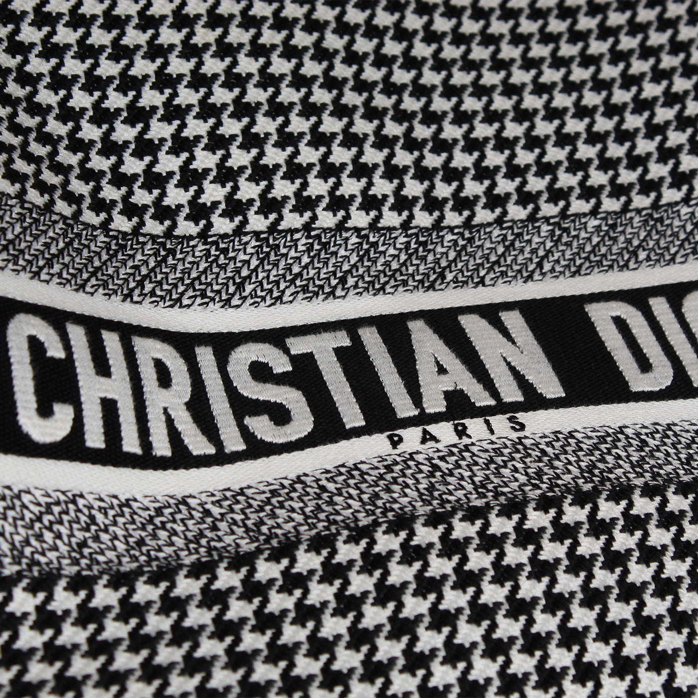 Christian Dior Large Dior Book Tote -  Houndstooth