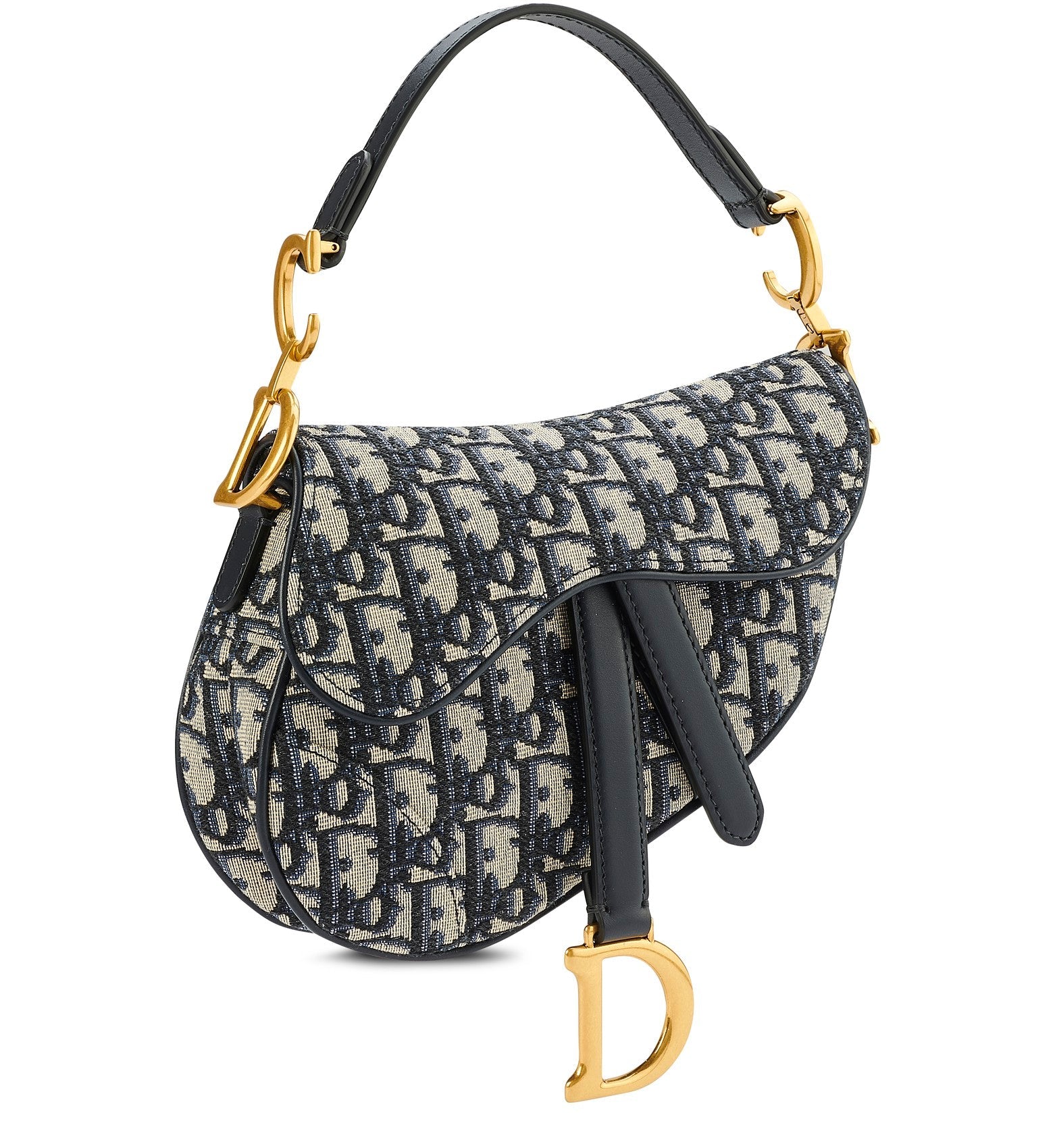 DIOR OBLIQUE JACQUARD MINI SADDLE BAG