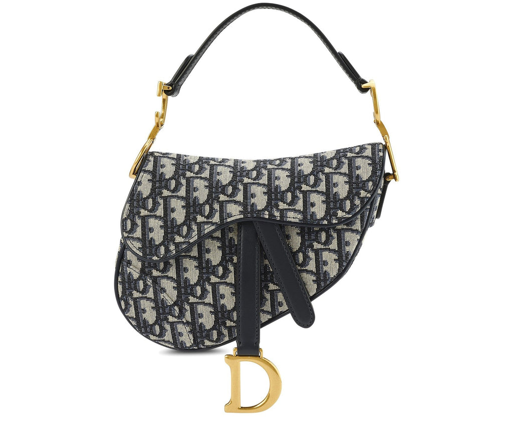 DIOR OBLIQUE JACQUARD MINI SADDLE BAG