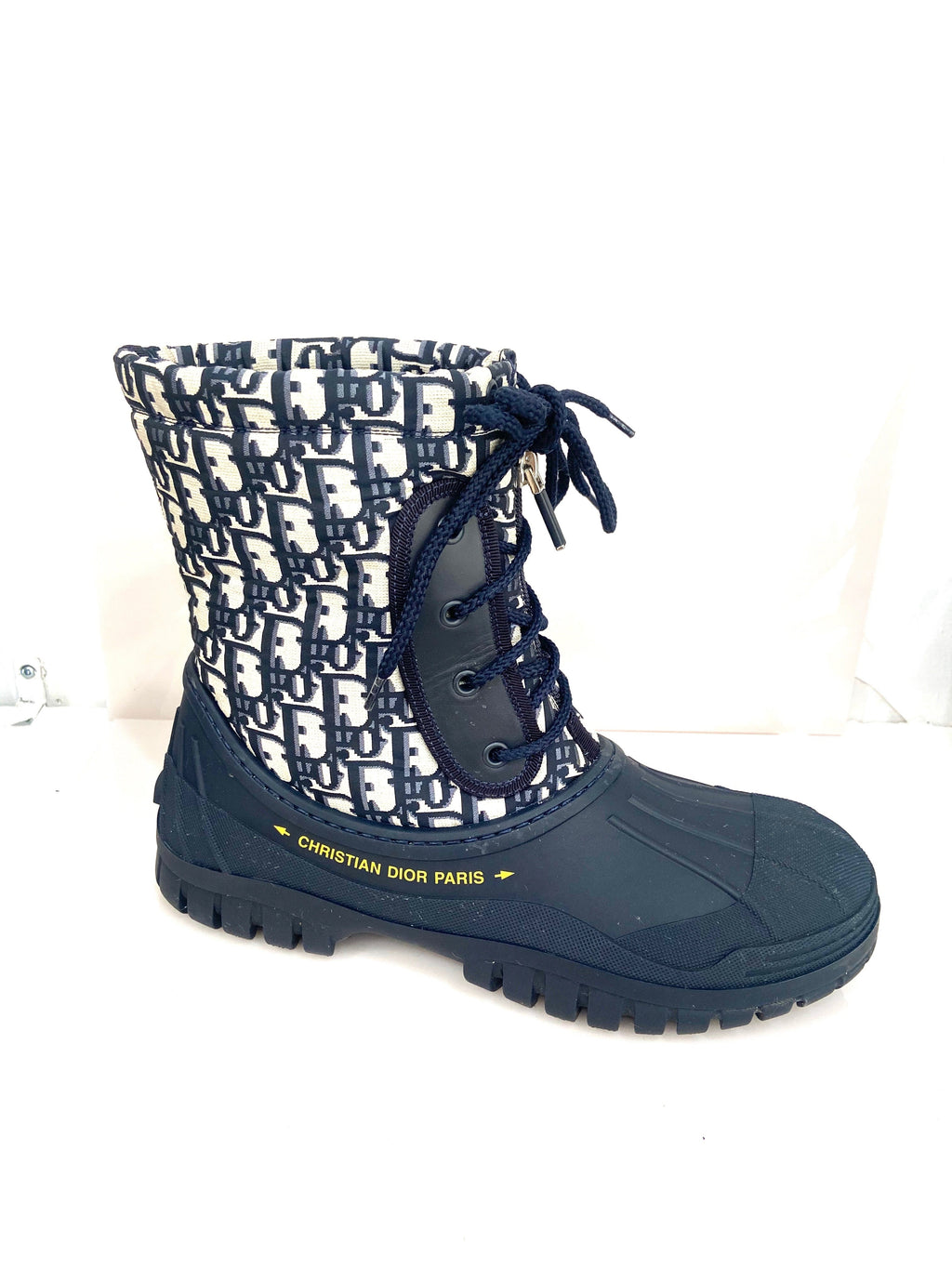 CHRISTIAN DIOR OBLIQUE NYLON D-VENTURE BOOTS