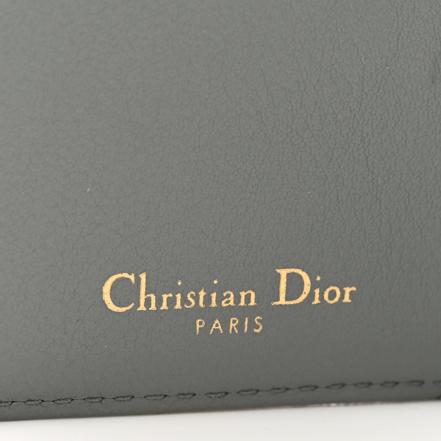 DIOR OBLIQUE SADDLE LOTUS TRI-FOLD WALLET