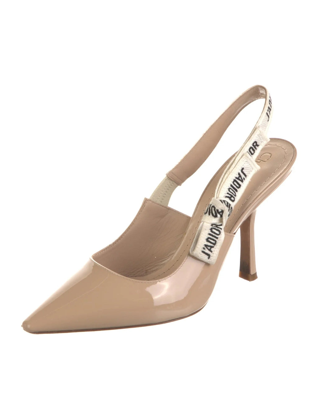 DIOR J'ADIOR PATENT SLINGBACK 100 PUMPS