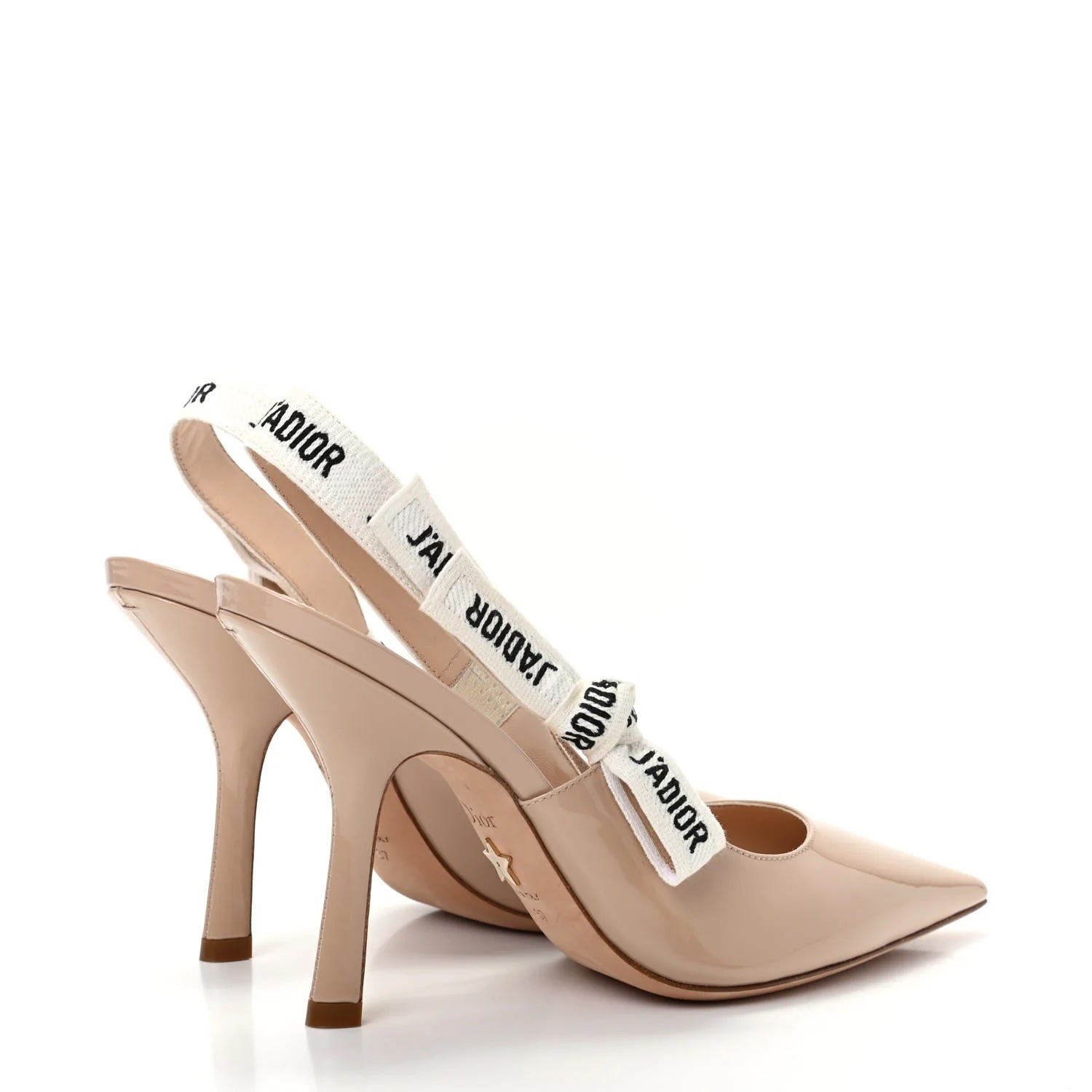 DIOR J'ADIOR PATENT SLINGBACK 100 PUMPS