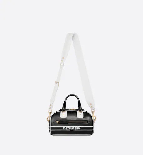 CHRISTIAN DIOR SMALL DIOR VIBE ZIP BOWLING BAG