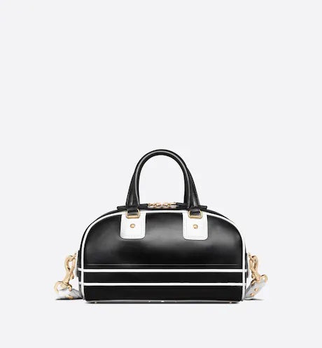 CHRISTIAN DIOR SMALL DIOR VIBE ZIP BOWLING BAG