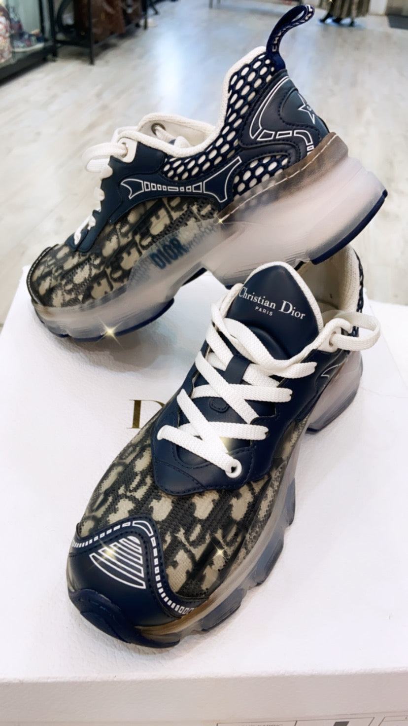 DIOR TECHNICAL FABRIC MESH OBLIQUE DIOR VIBE SNEAKERS