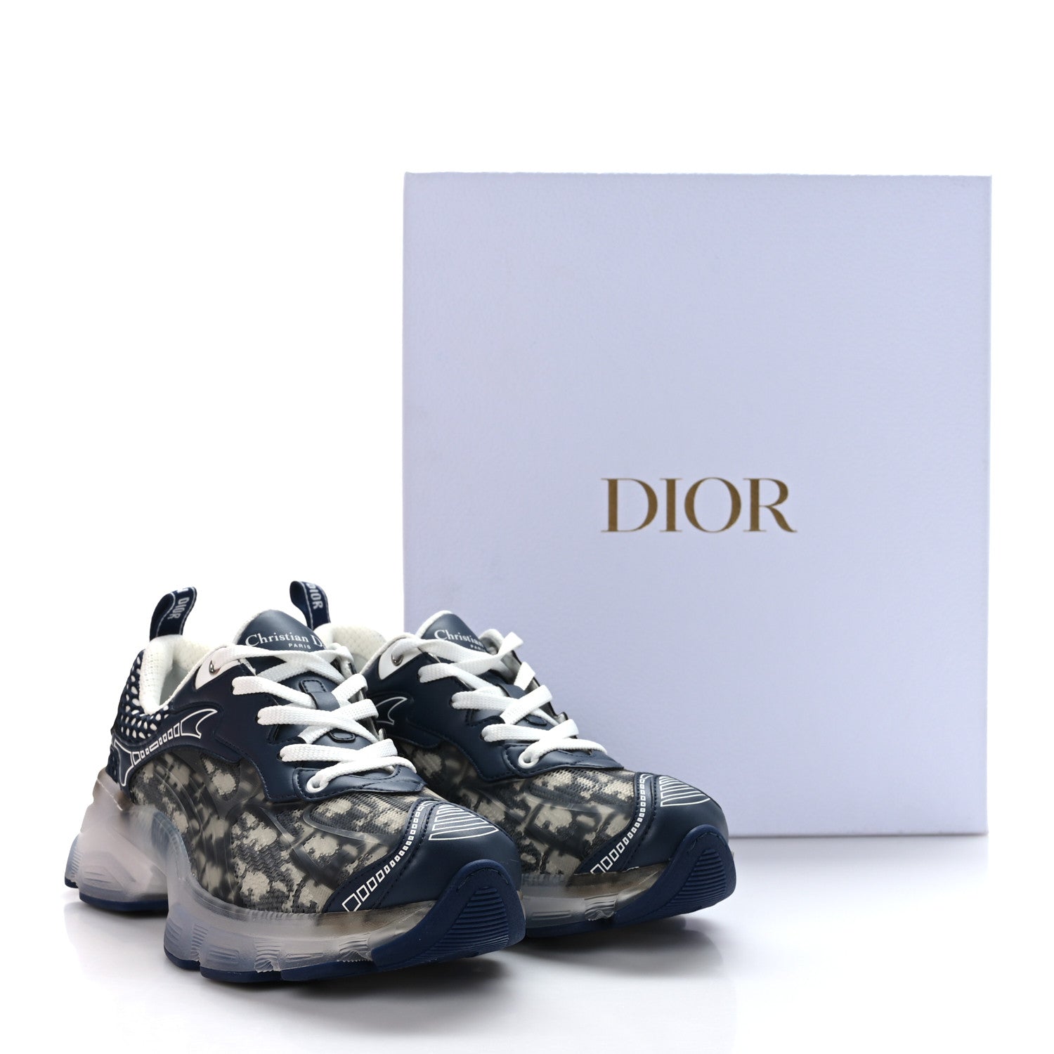 DIOR TECHNICAL FABRIC MESH OBLIQUE DIOR VIBE SNEAKERS
