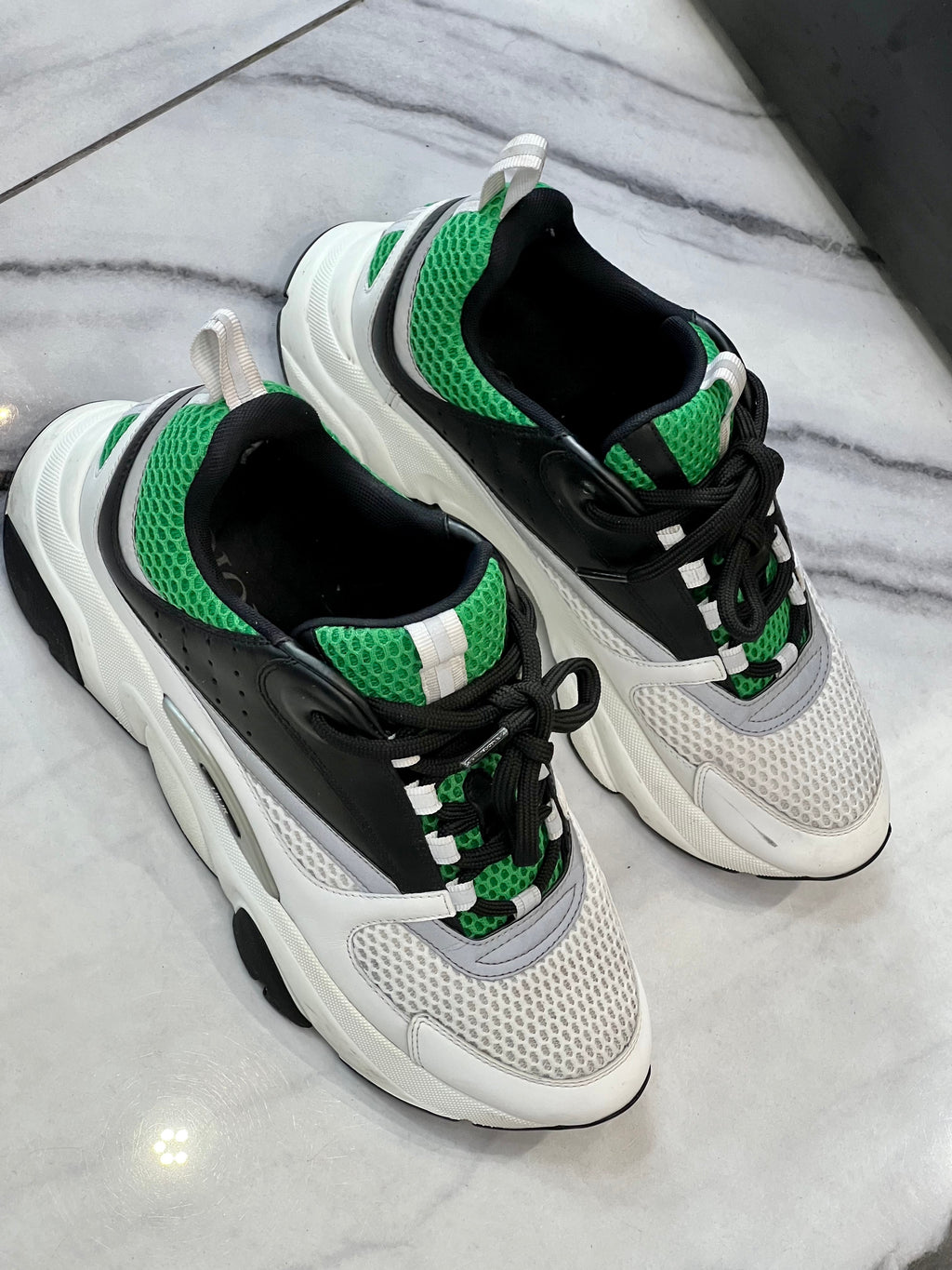 DIOR TECHNICAL MESH CALFSKIN B22 MEN'S SNEAKERS