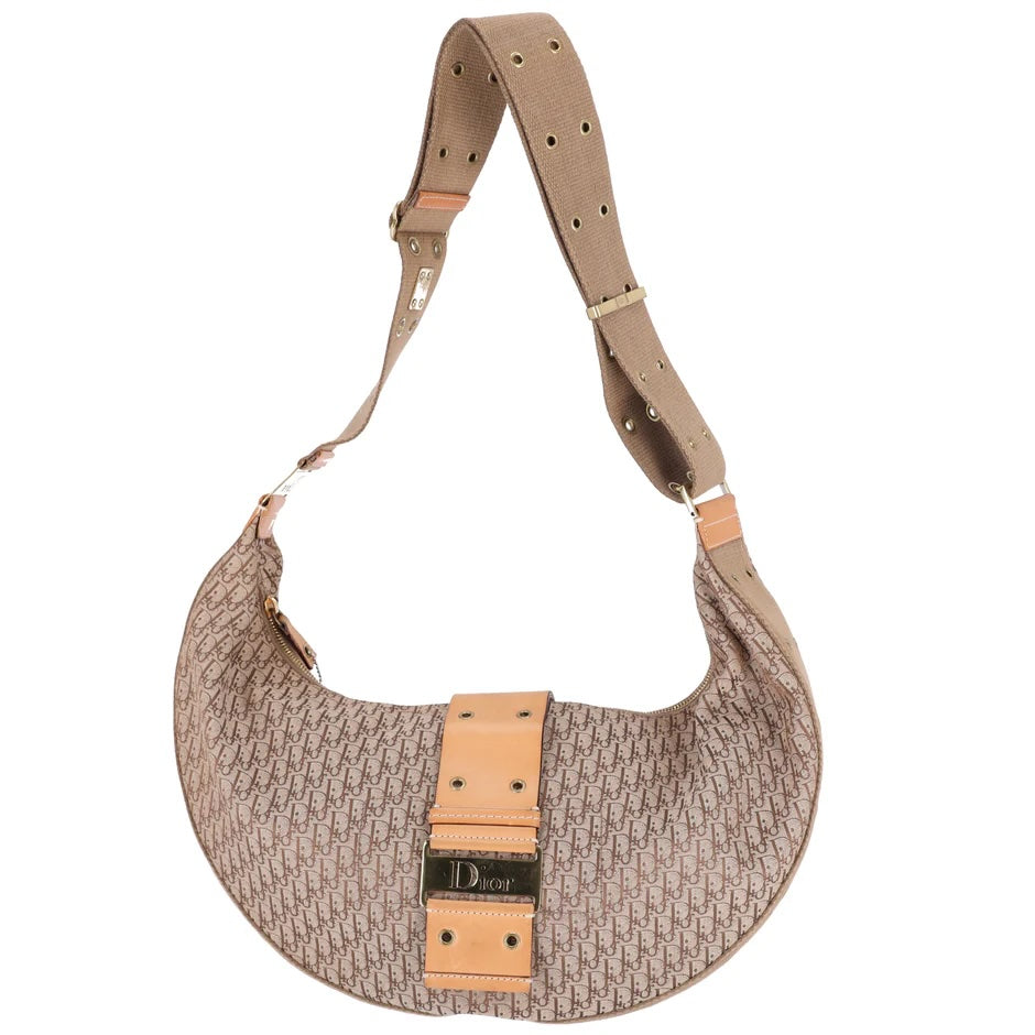 DIOR TROTTEUR MONOGRAM STREET CHIC HOBO BAG