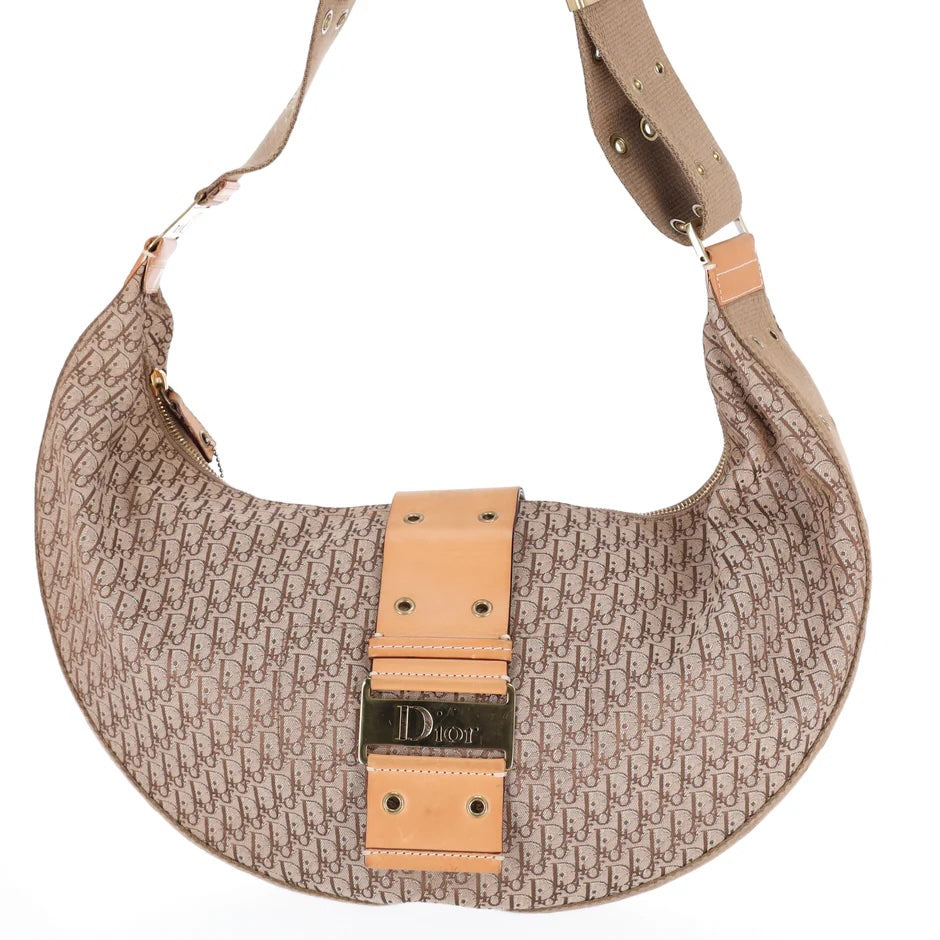 DIOR TROTTEUR MONOGRAM STREET CHIC HOBO BAG