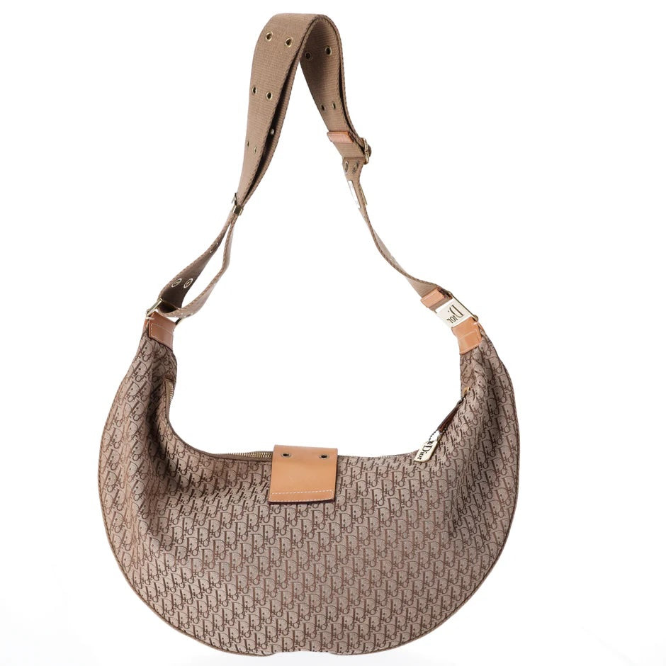 DIOR TROTTEUR MONOGRAM STREET CHIC HOBO BAG