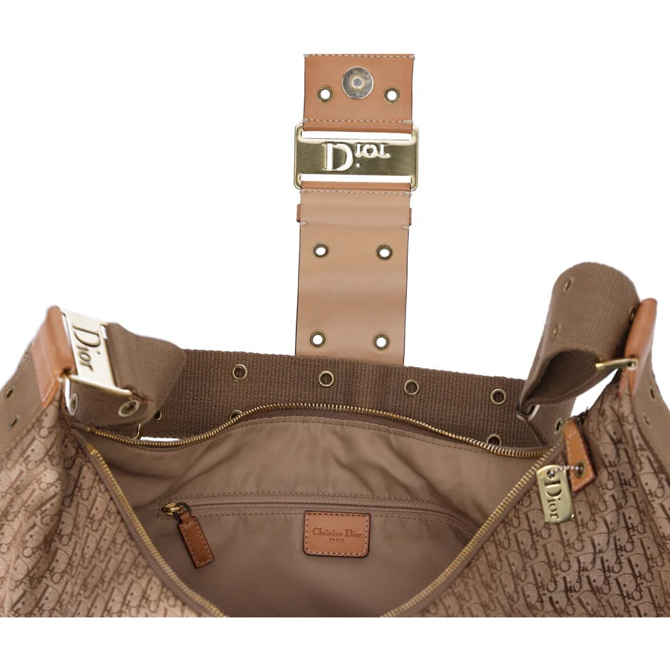 DIOR TROTTEUR MONOGRAM STREET CHIC HOBO BAG