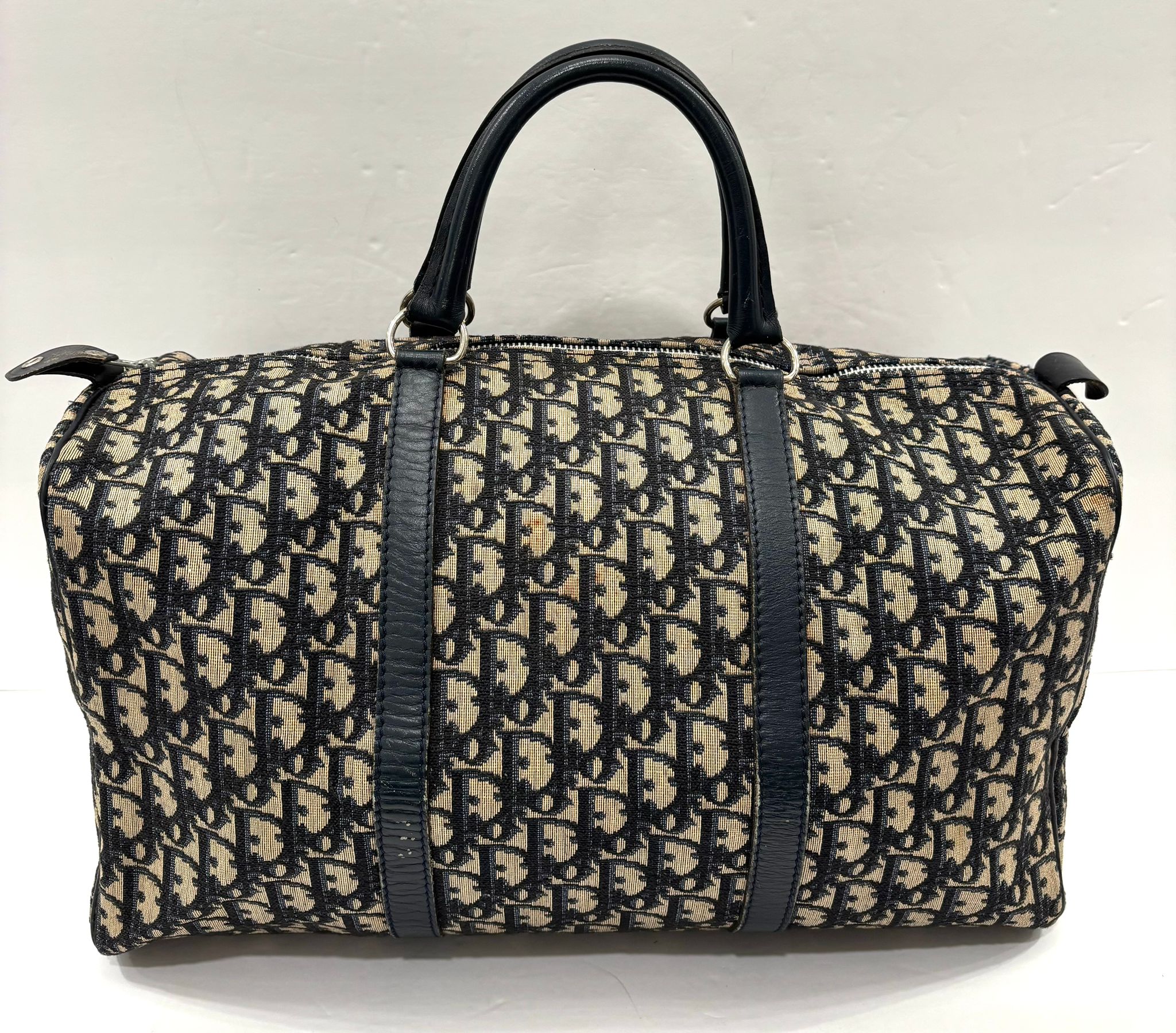 DIOR TROTTER CANVAS DUFFEL BAG