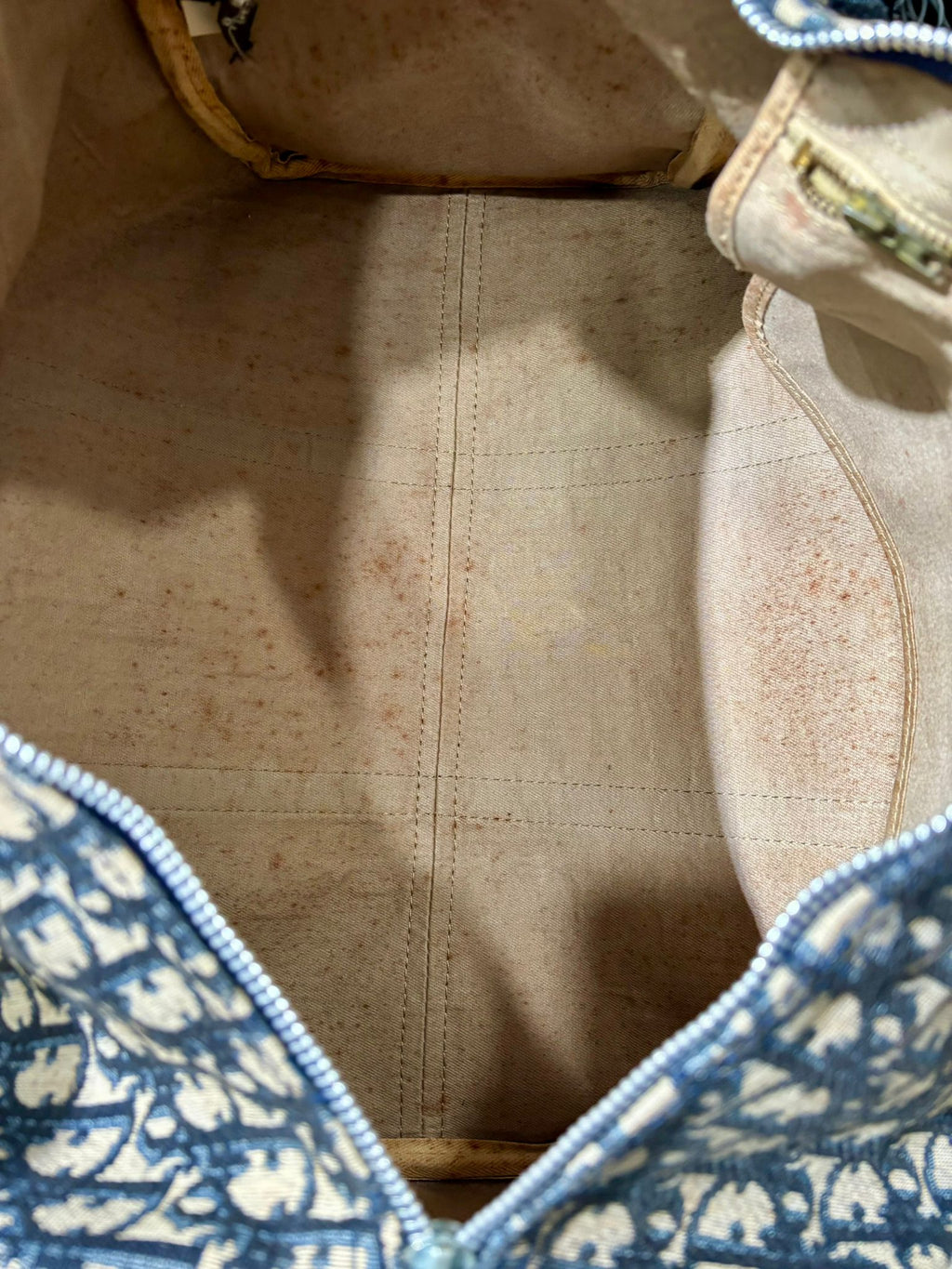 DIOR TROTTER CANVAS DUFFEL BAG