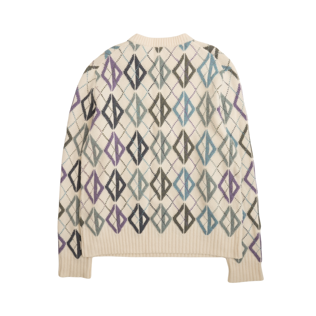 Christian Dior 'CD Argyle' Sweater - Men's L