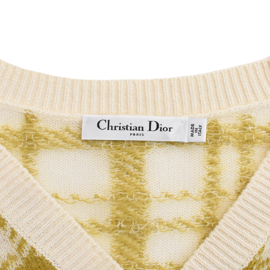 Christian Dior Plaid igan - Women's 4