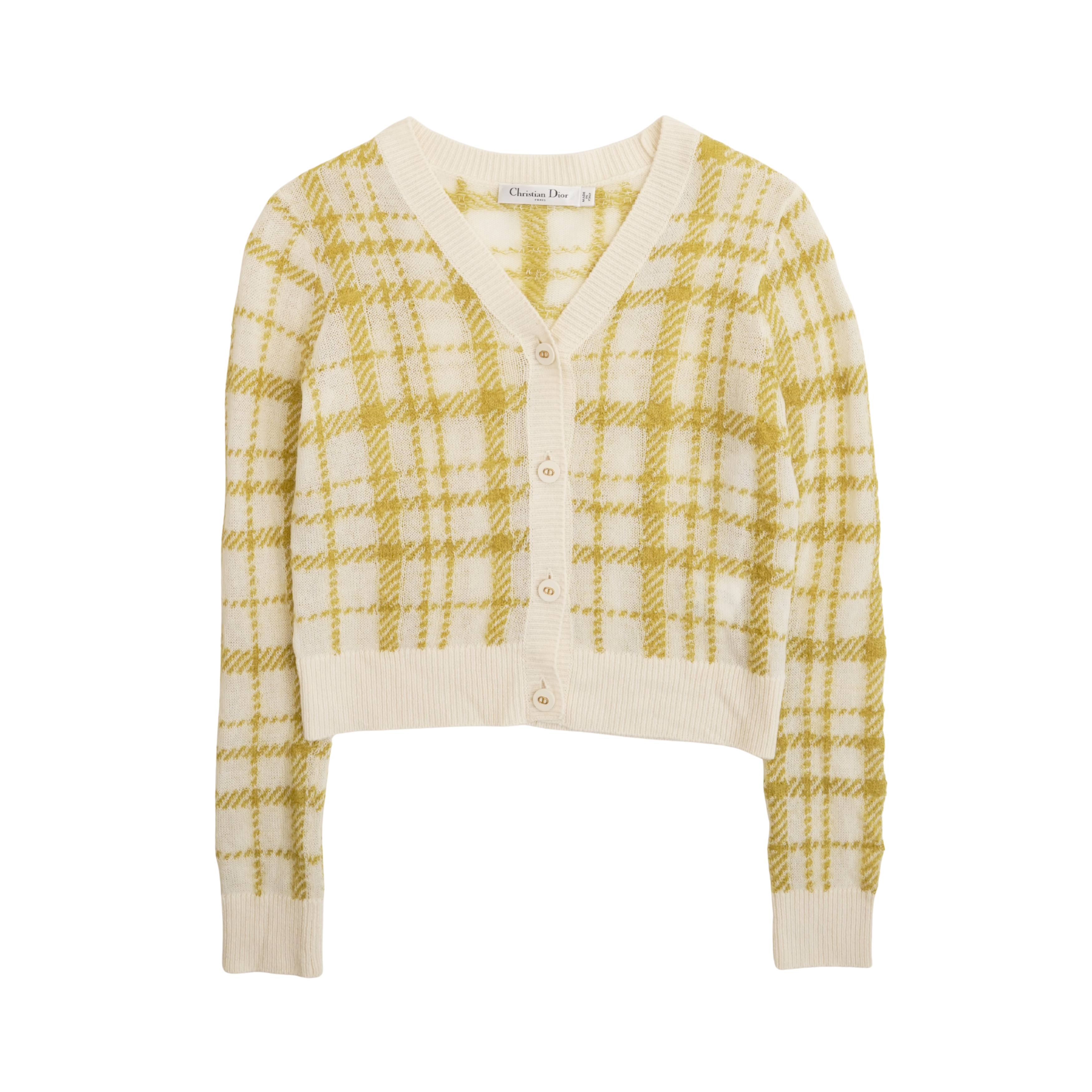 Christian Dior Plaid igan - Women's 4