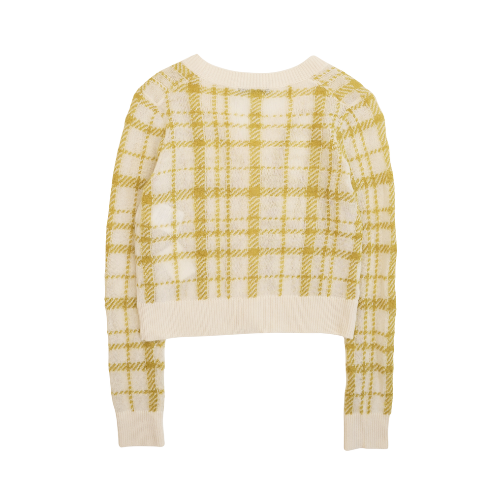 Christian Dior Plaid igan - Women's 4
