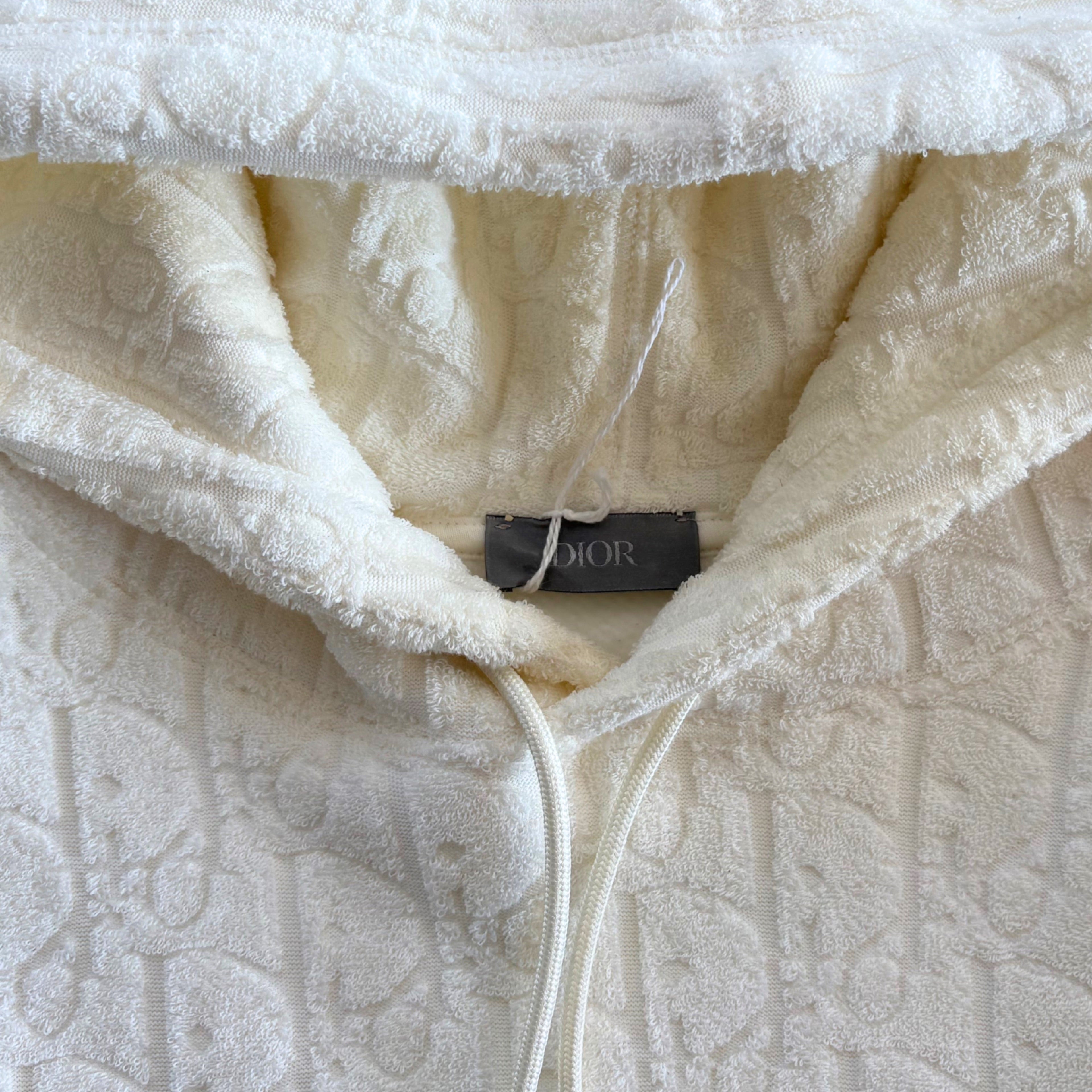 Christian Dior 'Oblique Relaxed-Fit' Hoodie - Men's S