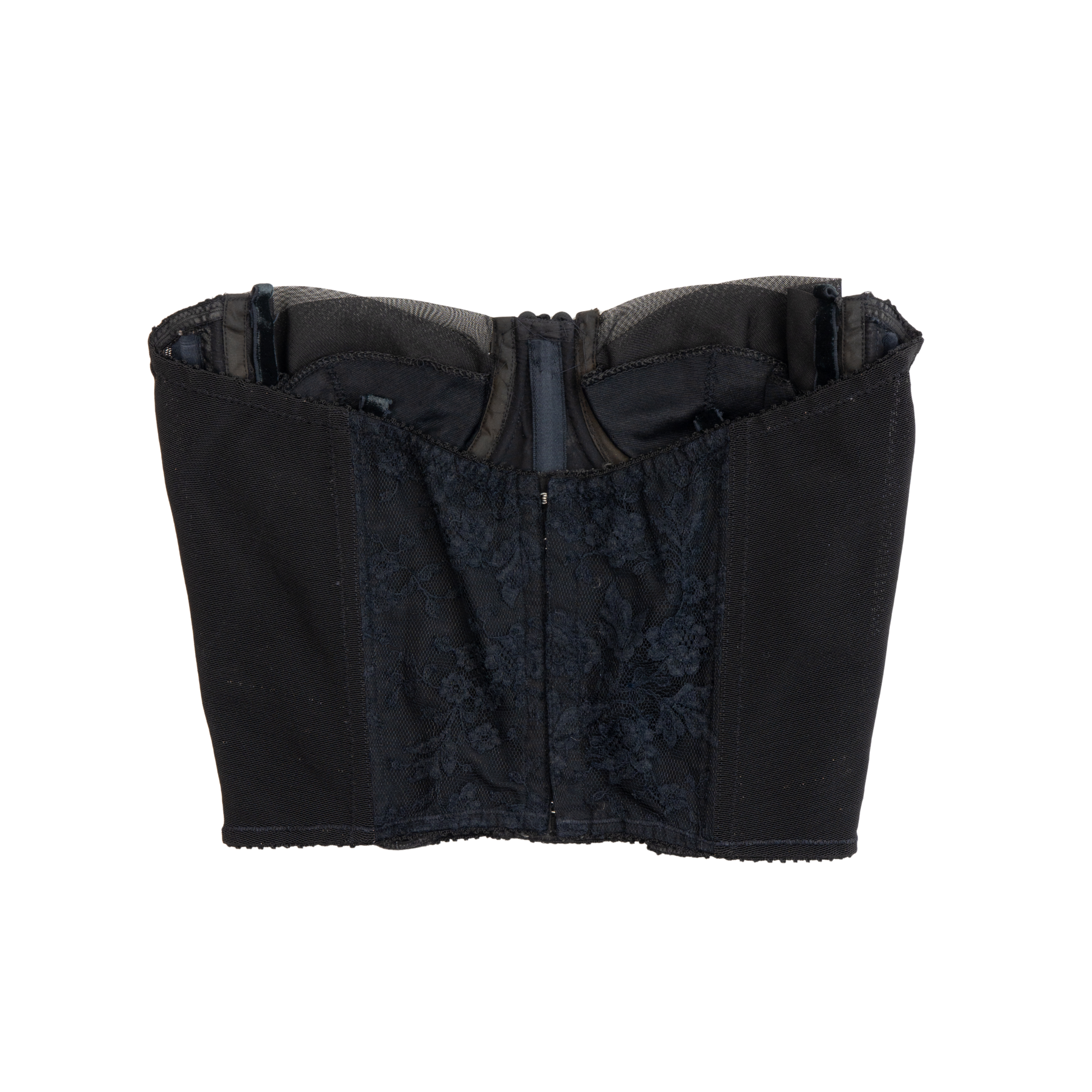 Christian Dior Black Lace Bustier - Women's 85