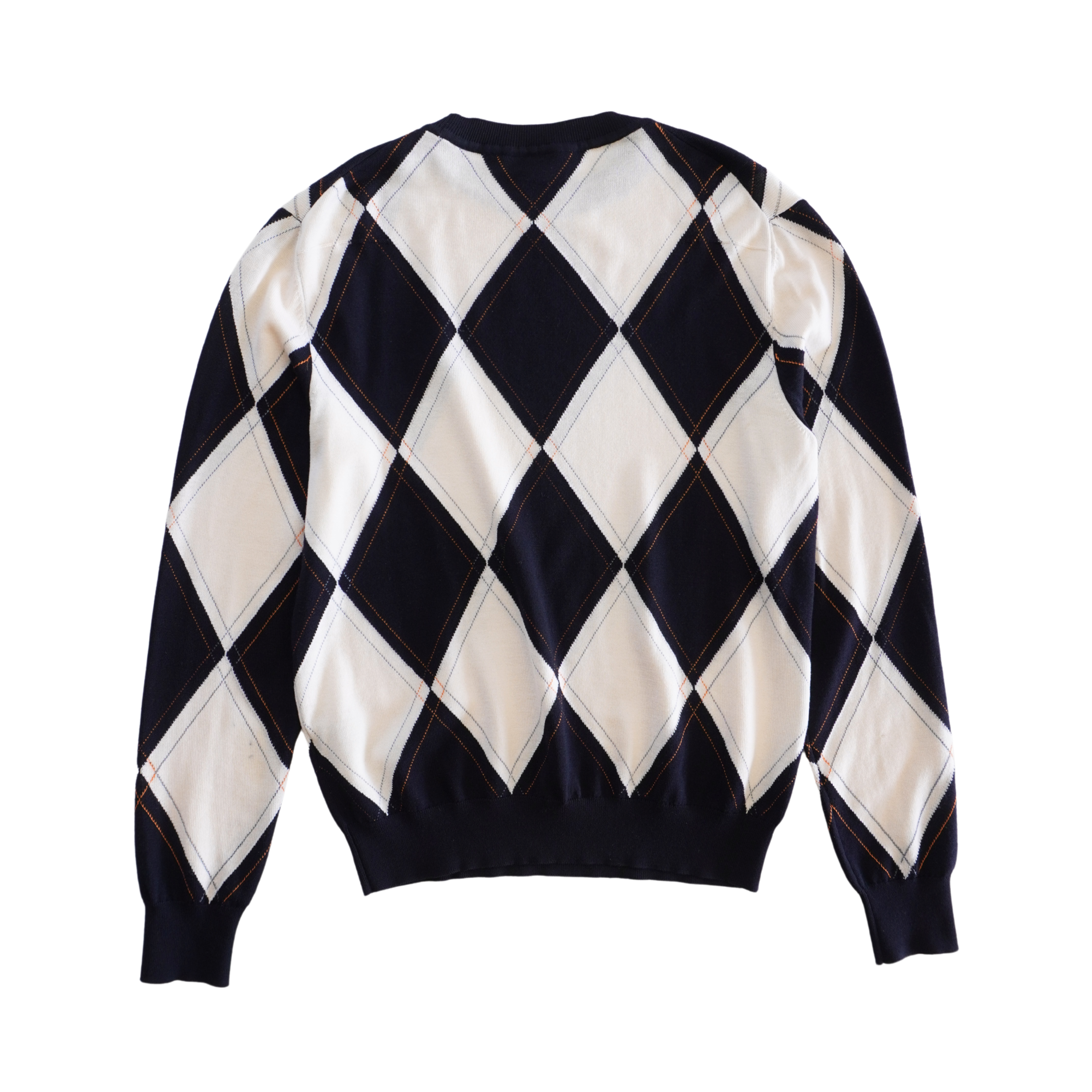 Christian Dior Argyle Pullover Sweater - Men's M