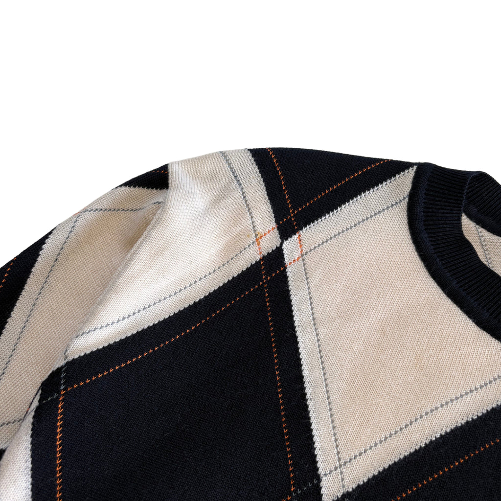 Christian Dior Argyle Pullover Sweater - Men's M