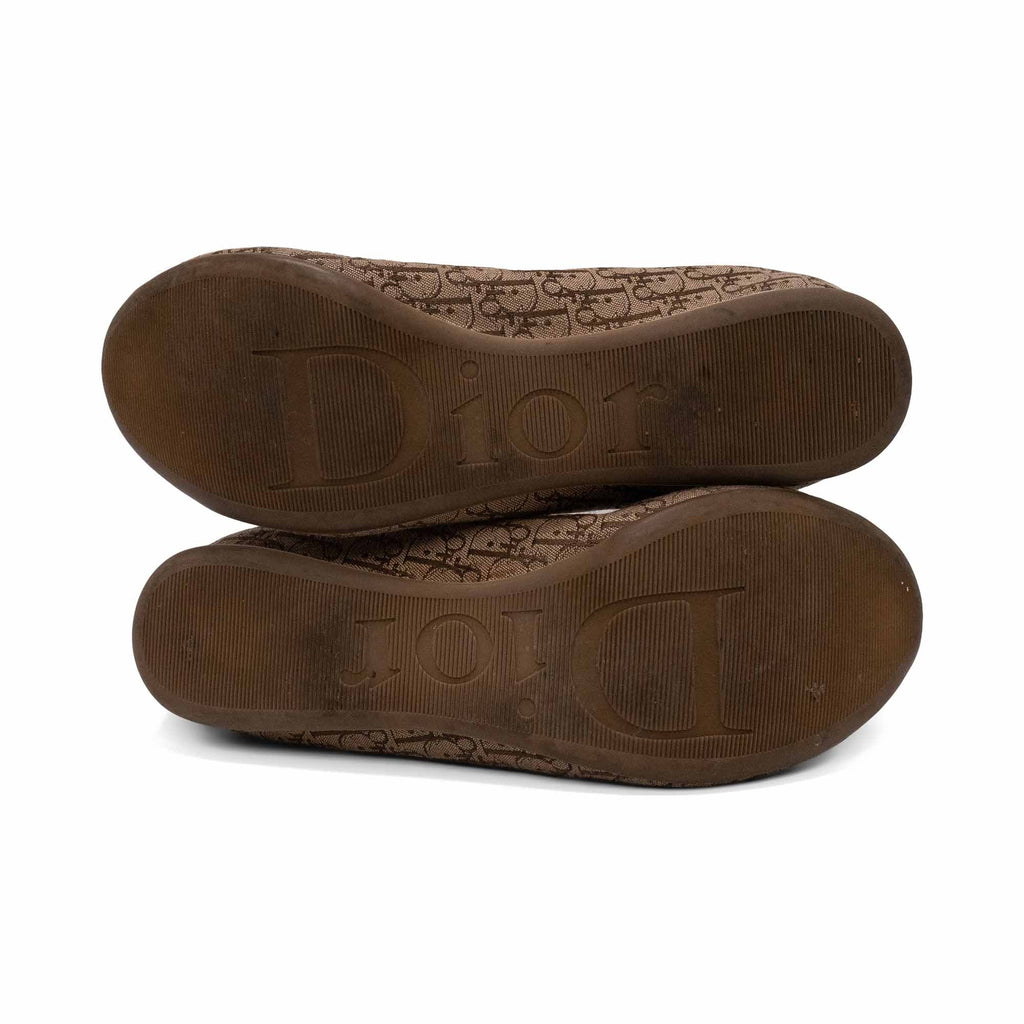 Christian Dior Monogram Ballet Flats - Women's 38.5