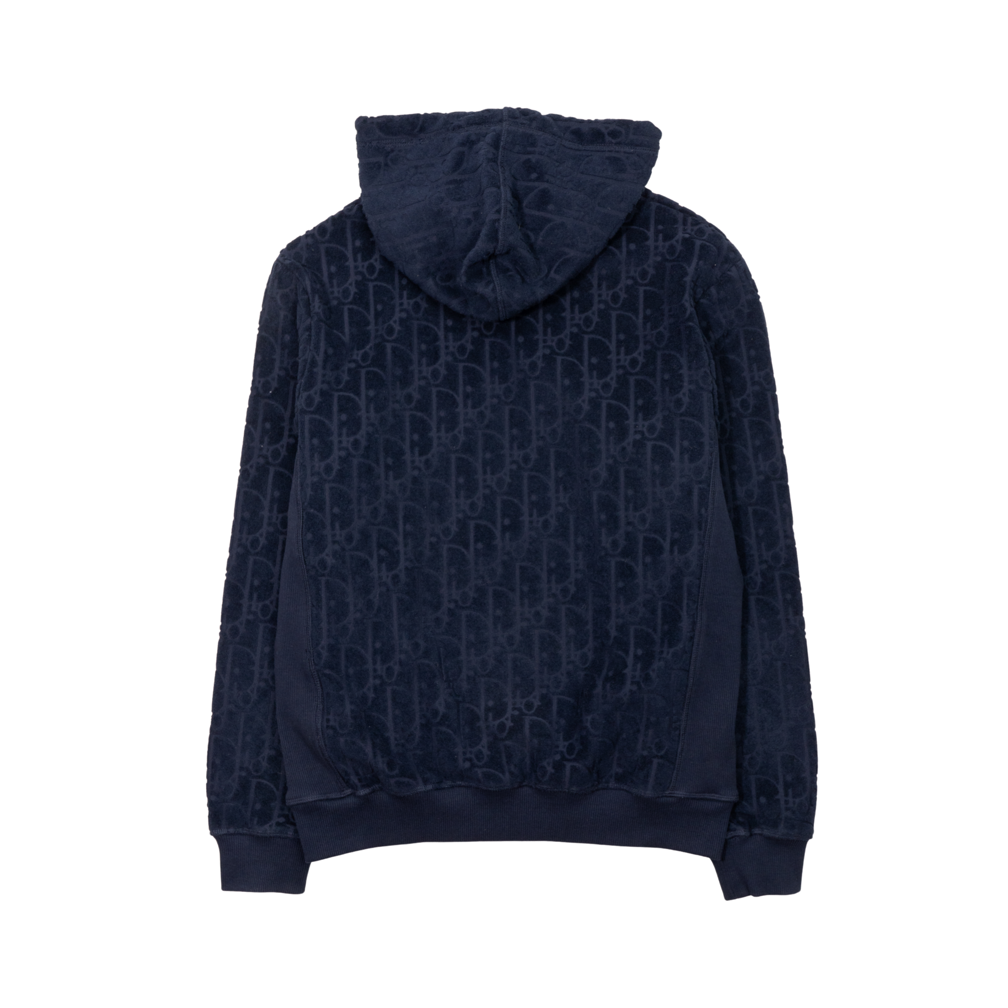 Christian Dior 'Oblique Monogram' Terry Cloth Hoodie - Men's S