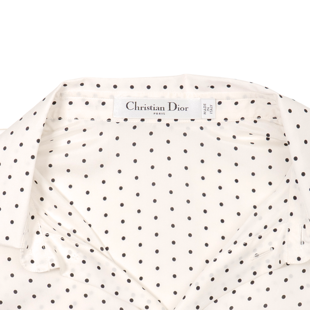 Christian Dior Polka Dot Blouse - Women's S