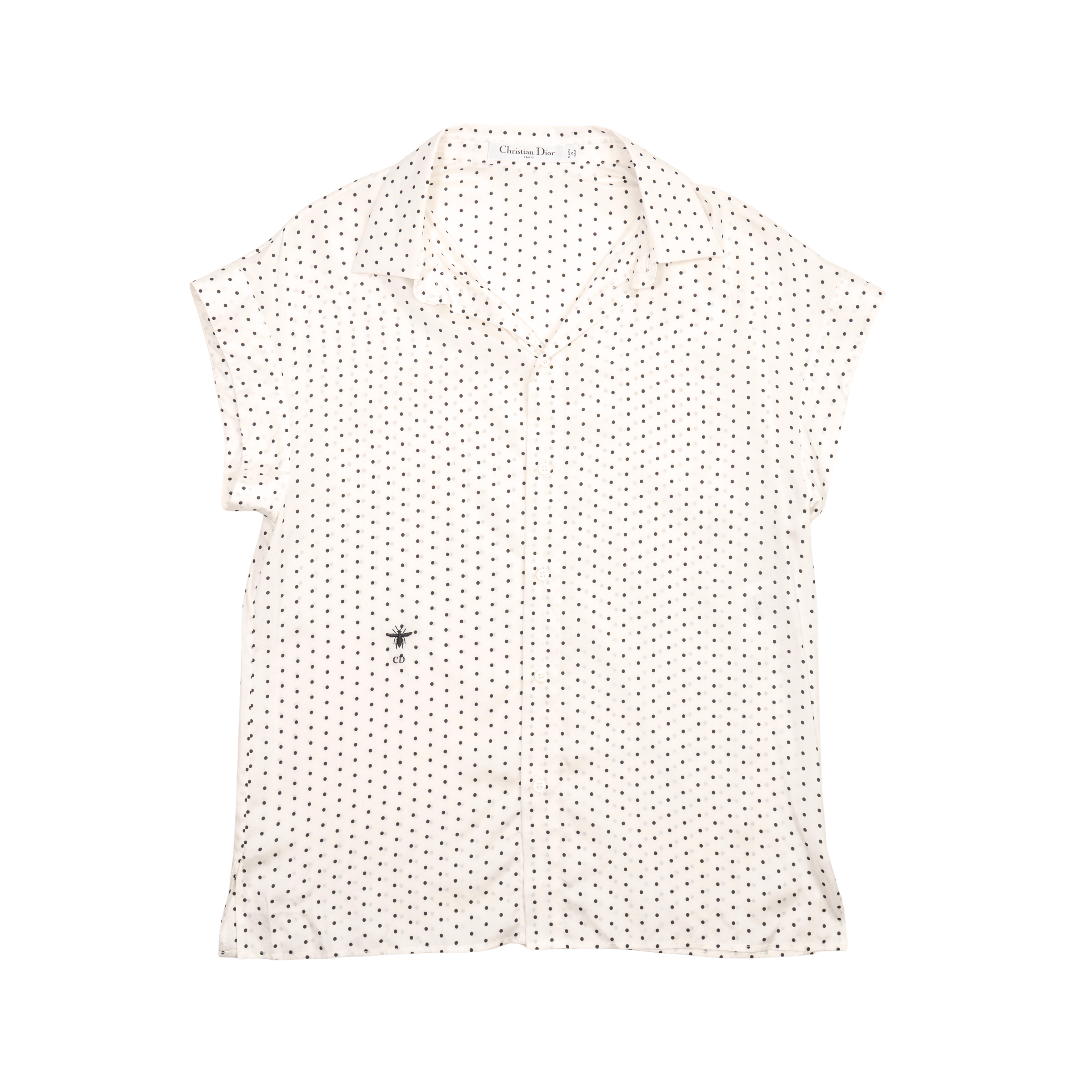 Christian Dior Polka Dot Blouse - Women's S
