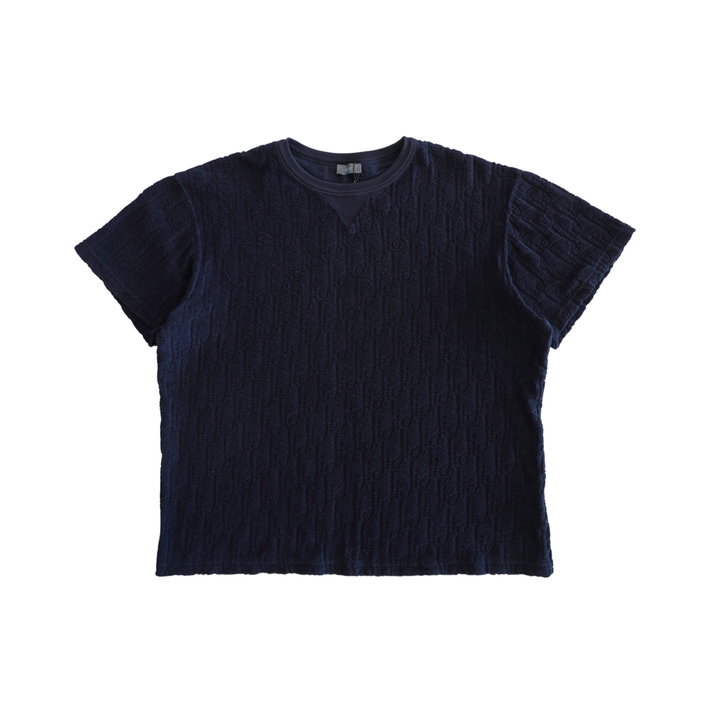 Christian Dior 'Oblique' Terrycloth T-Shirt - Men's M