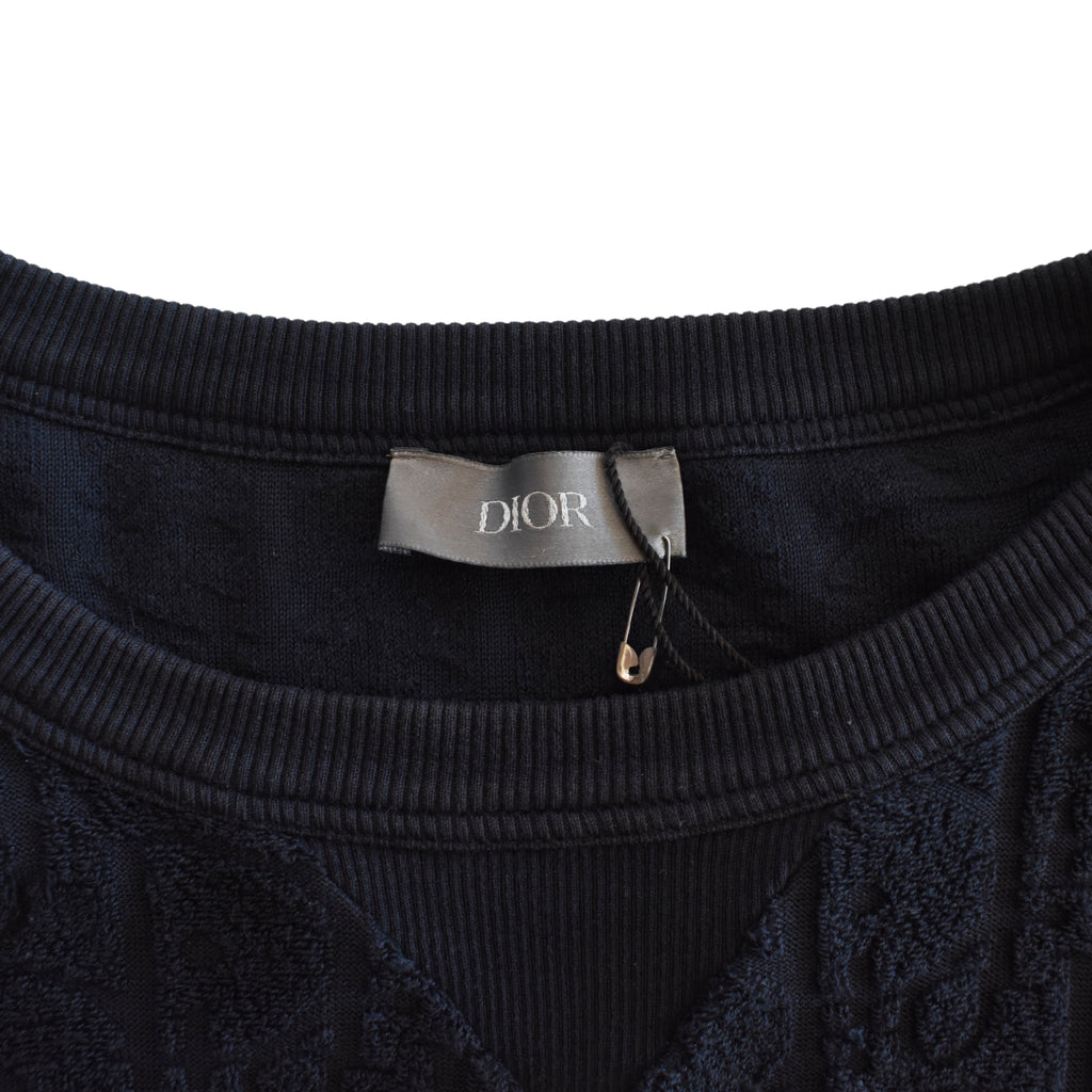 Christian Dior 'Oblique' Terrycloth T-Shirt - Men's M