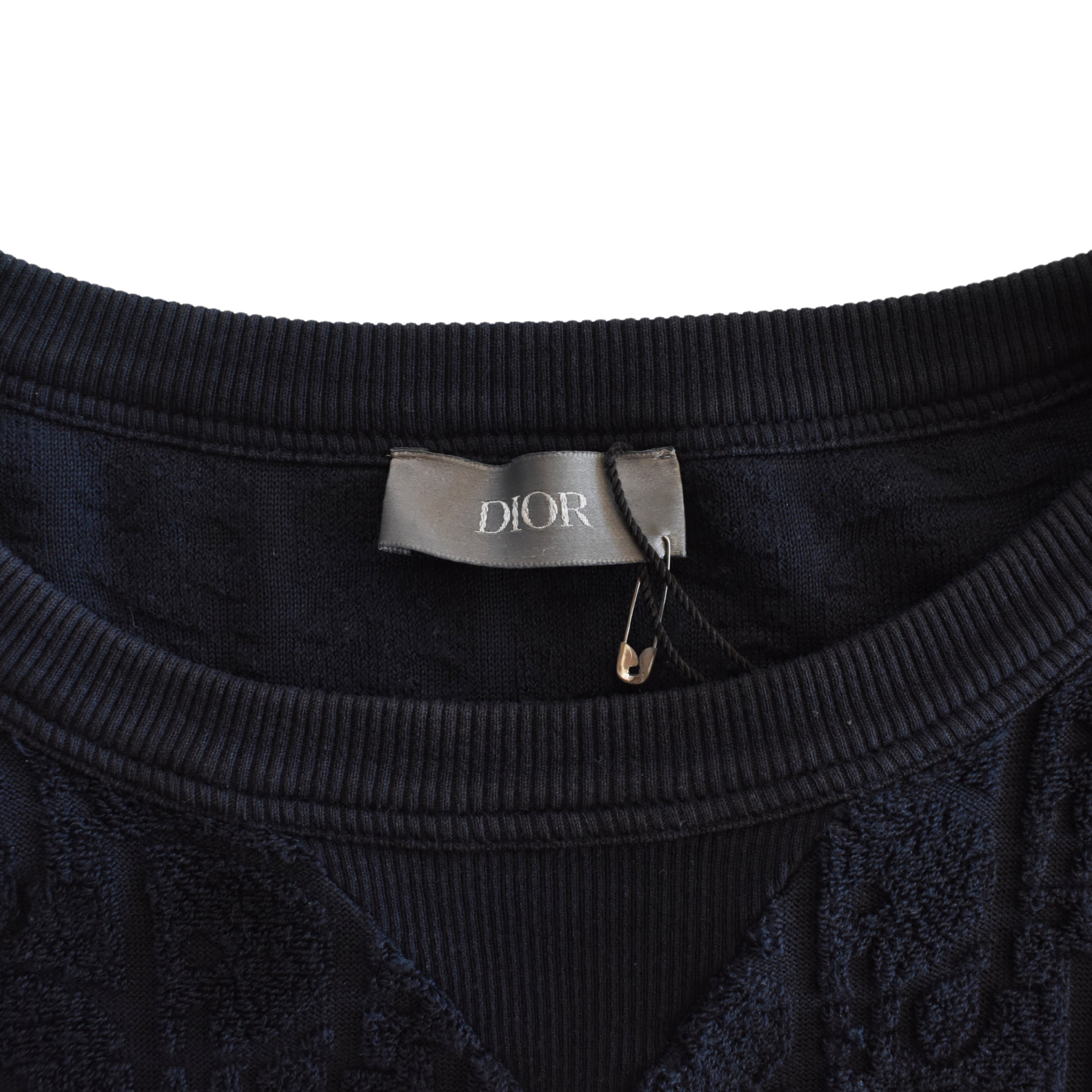 Christian Dior 'Oblique' Terrycloth T-Shirt - Men's M