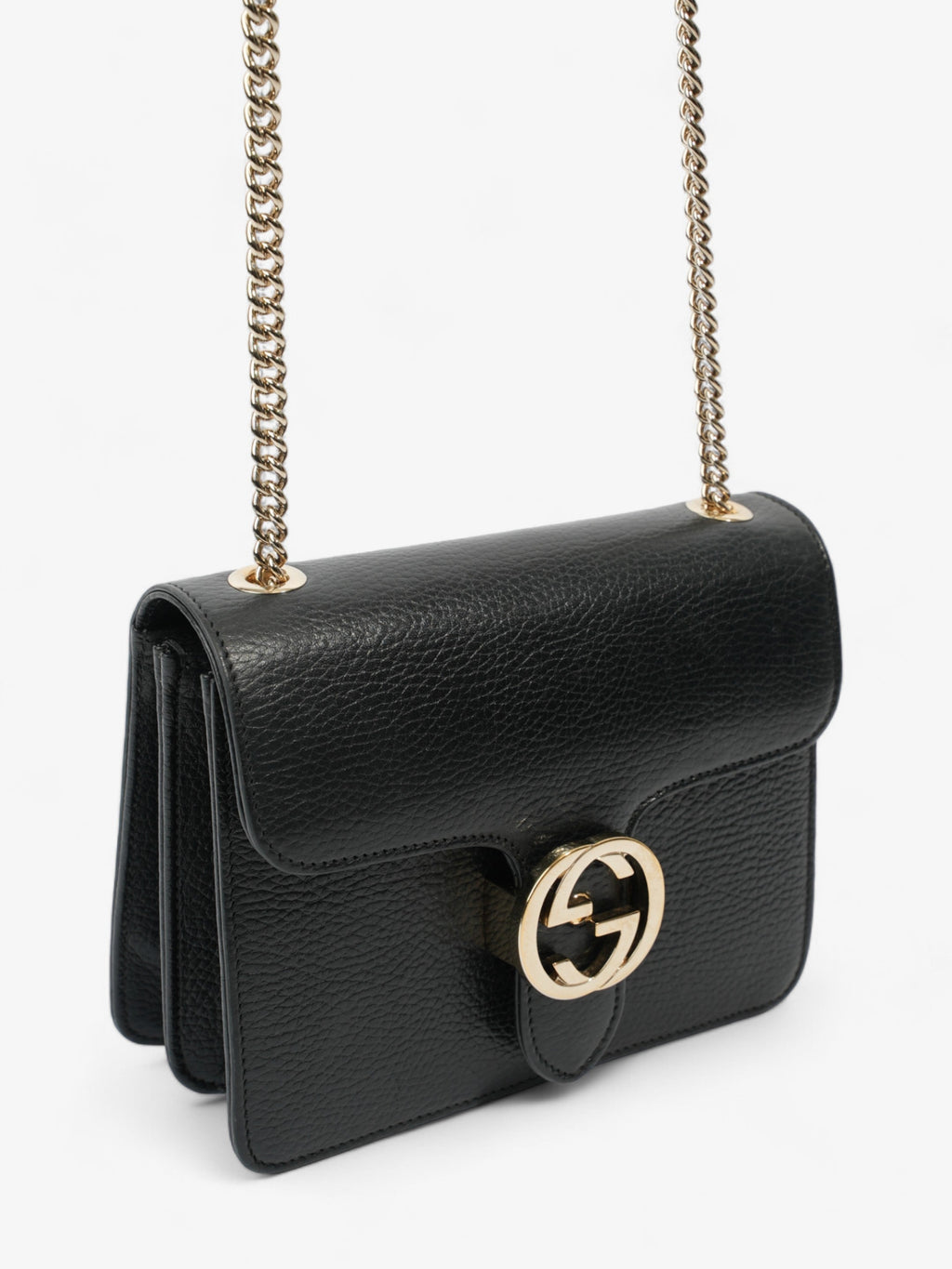 Gucci Interlocking Bag Black Leather
