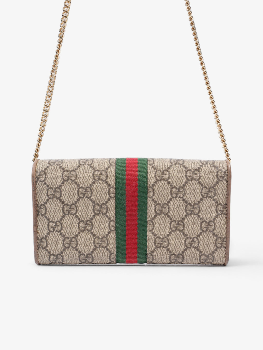 Gucci Ophidia GG Continental Wallet GG Supreme / Red / Green Canvas