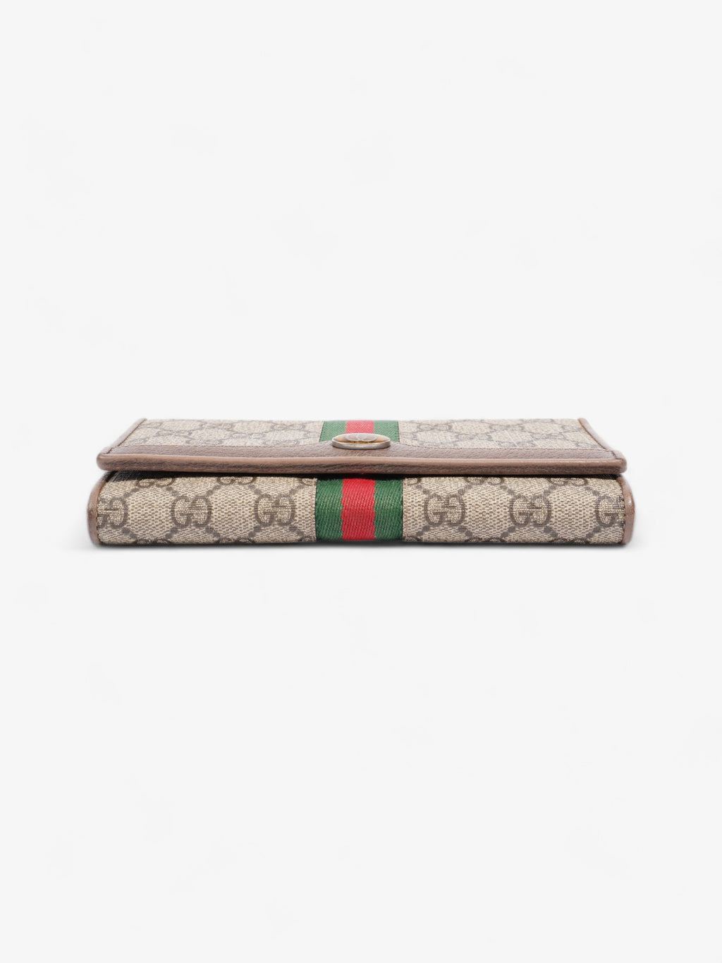 Gucci Ophidia GG Continental Wallet GG Supreme / Red / Green Canvas