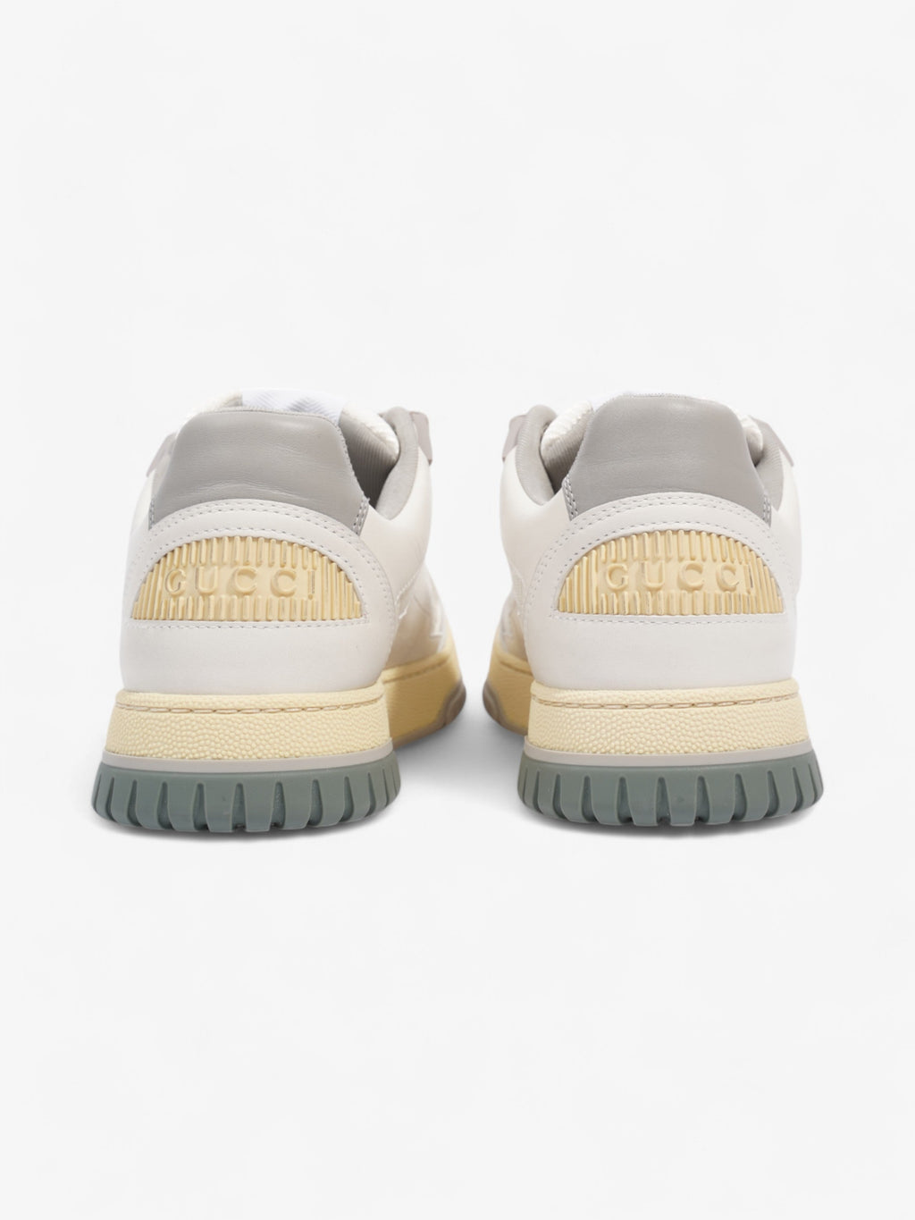 Gucci Distressed Low-tops  Light Grey / Grey / White Leather EU 38.5 UK 5.5