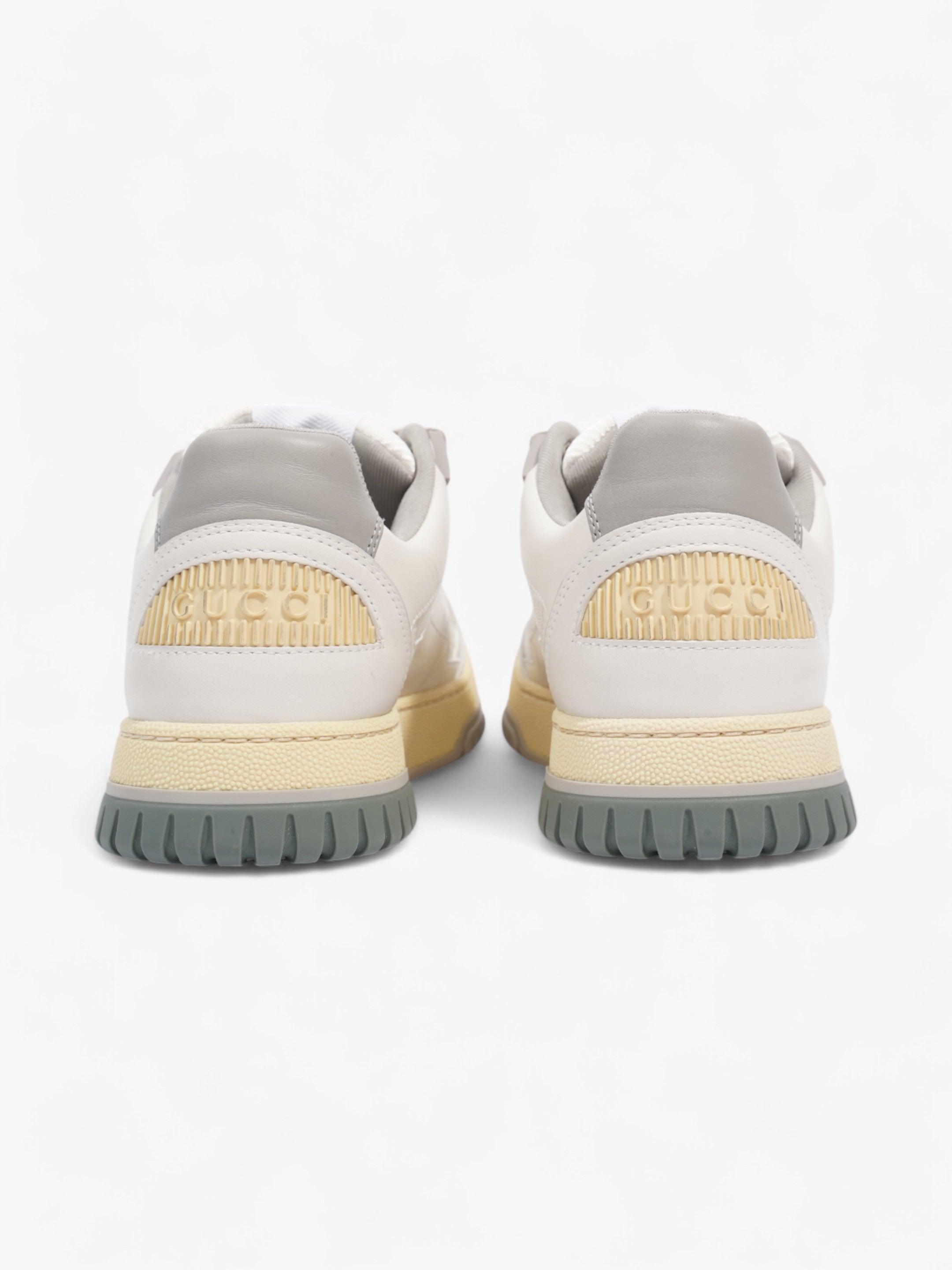 Gucci Distressed Low-tops  Light Grey / Grey / White Leather EU 38.5 UK 5.5