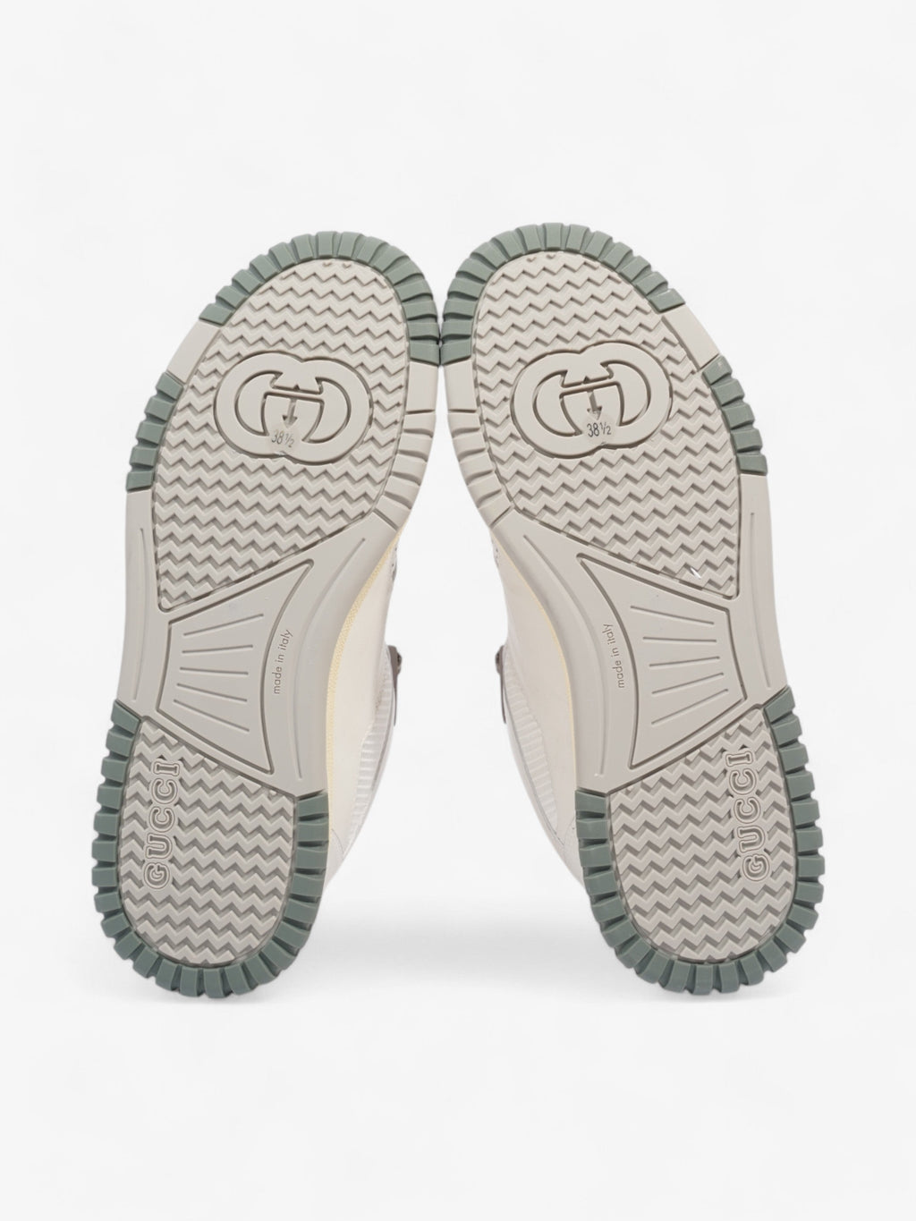 Gucci Distressed Low-tops  Light Grey / Grey / White Leather EU 38.5 UK 5.5