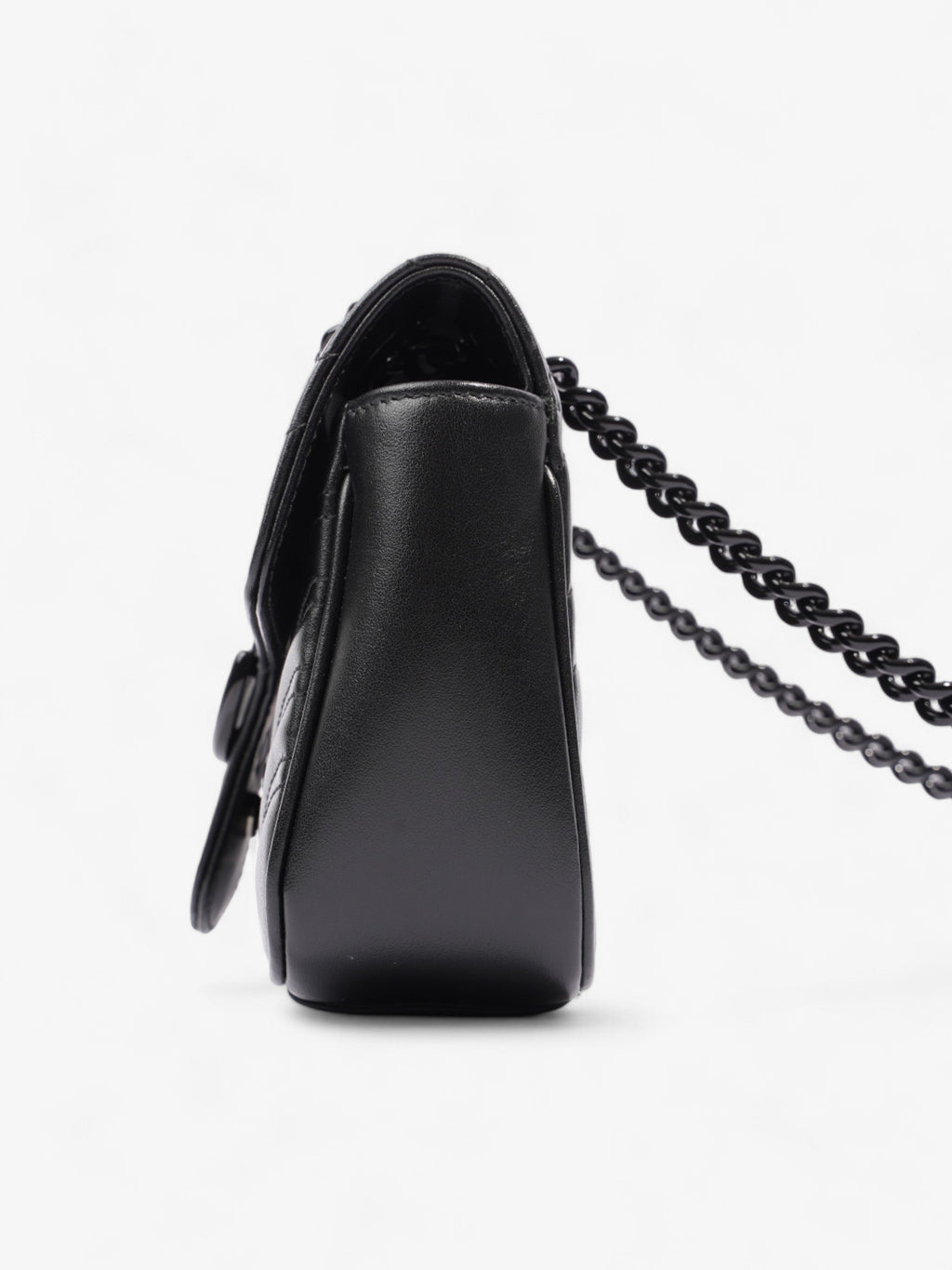 Gucci GG Marmont Black Matelasse Leather Mini