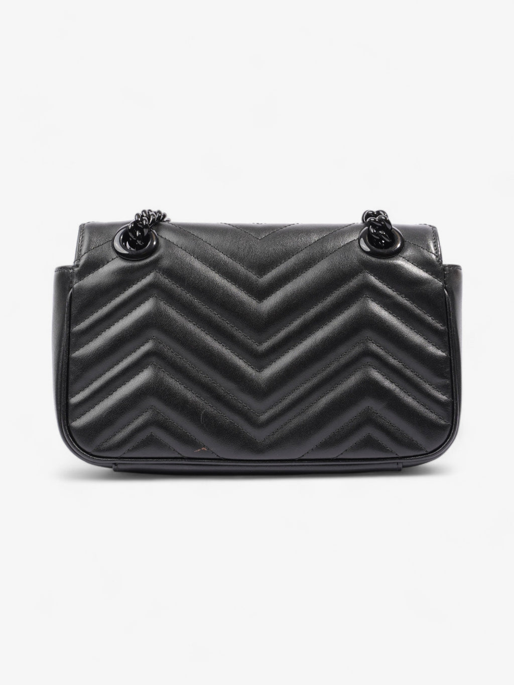 Gucci GG Marmont Black Matelasse Leather Mini