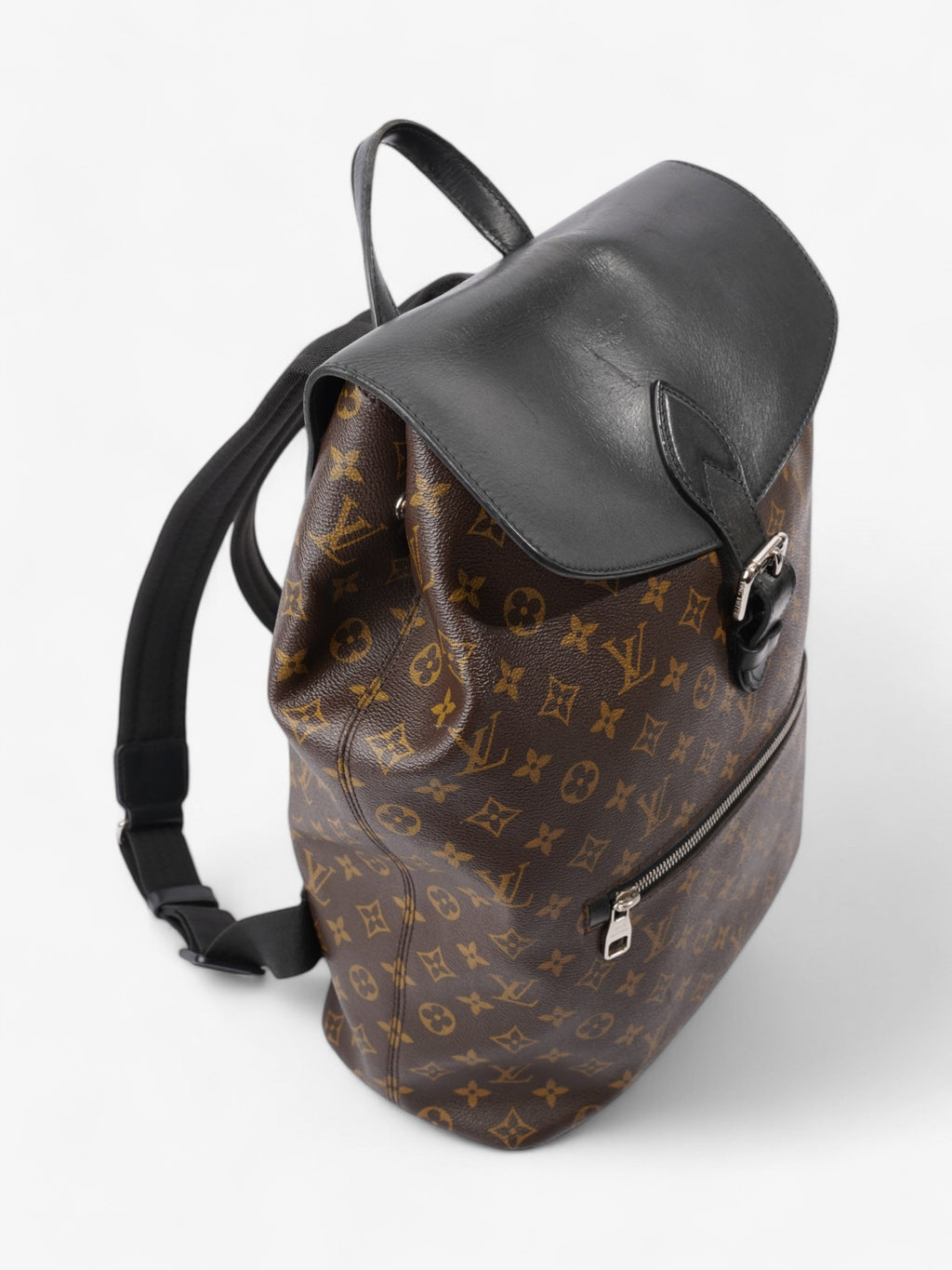 Louis Vuitton Macassar Backpack Black / Monogram Coated Canvas