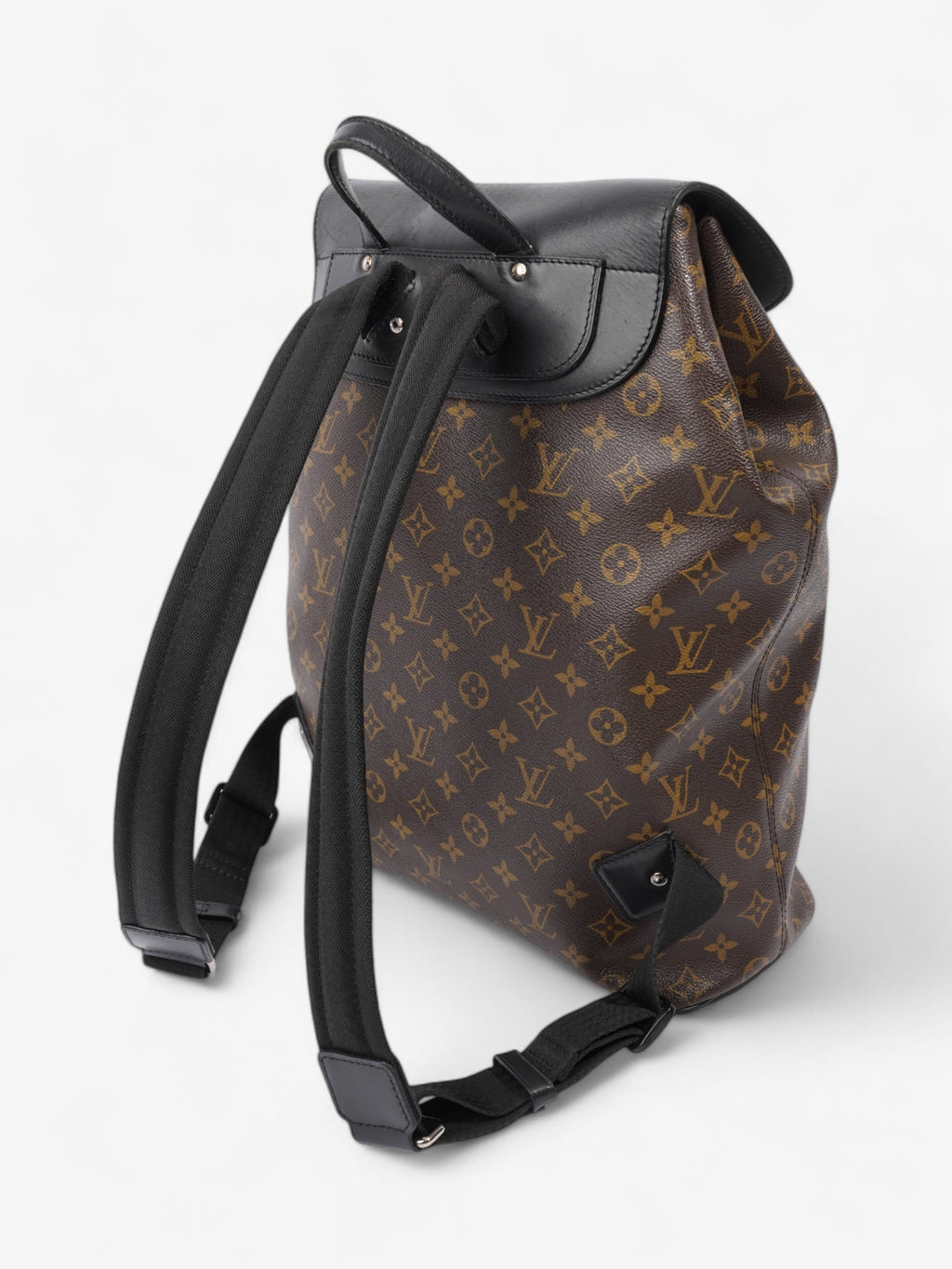 Louis Vuitton Macassar Backpack Black / Monogram Coated Canvas