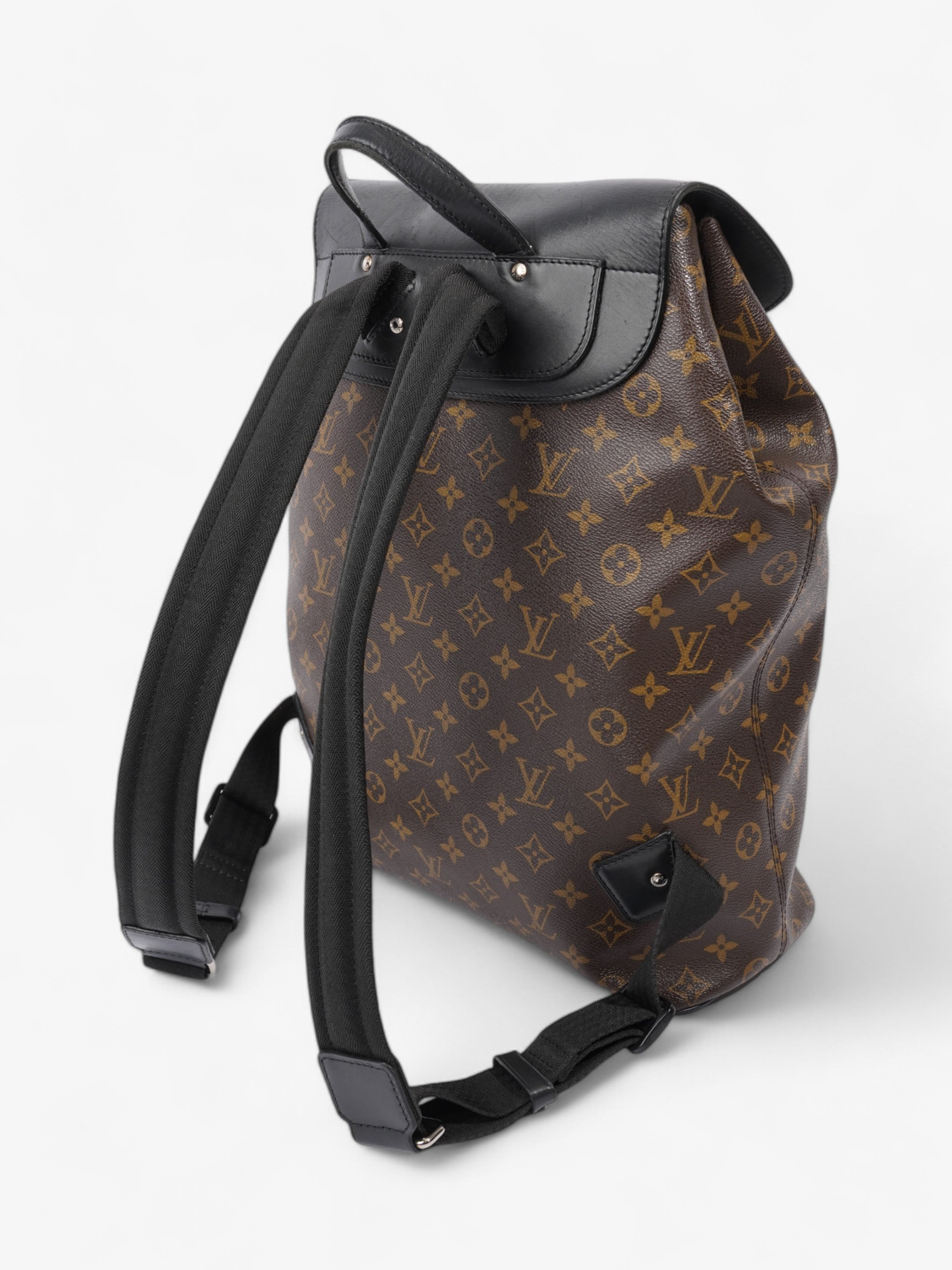 Louis Vuitton Macassar Backpack Black / Monogram Coated Canvas