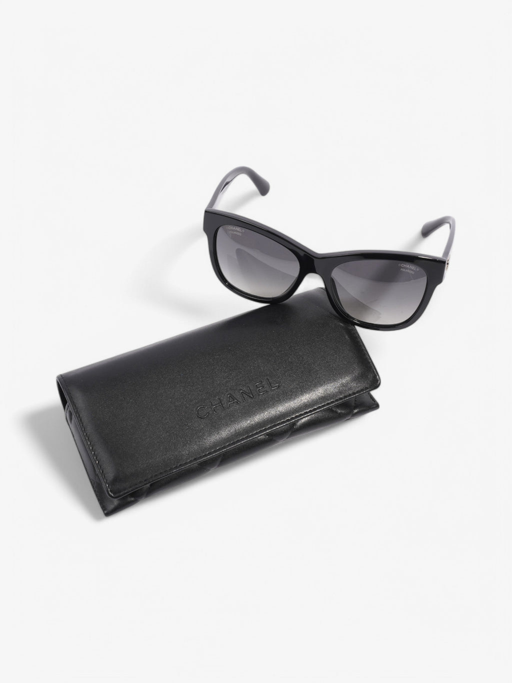 Chanel 5380 Sunglasses Black Acetate 140mm