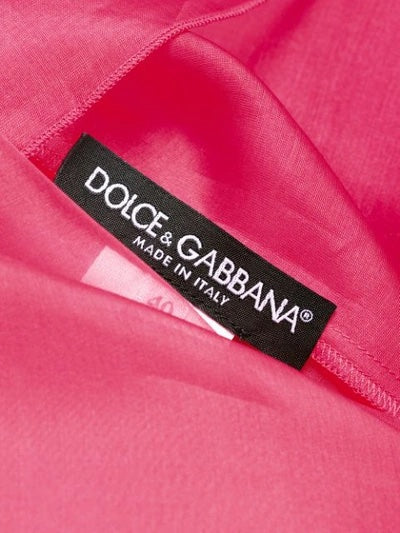 DOLCE & GABBANA MULTIPLE BOW SILK ORGANZA BLOUSE