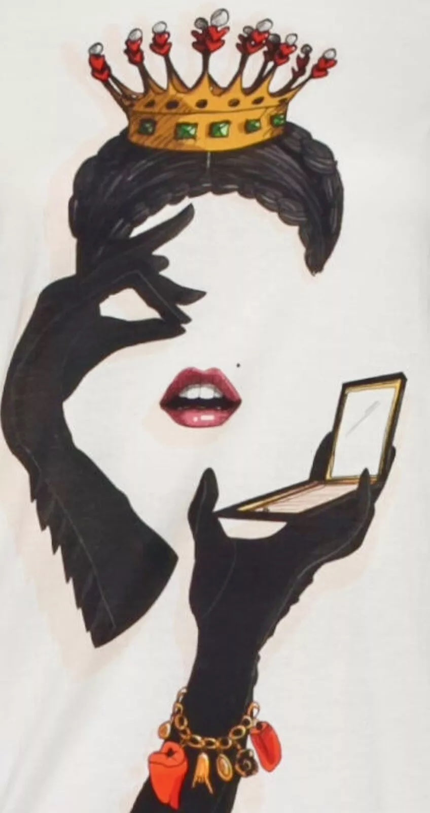 DOLCE & GABBANA QUEEN OF HEARTS T-SHIRT